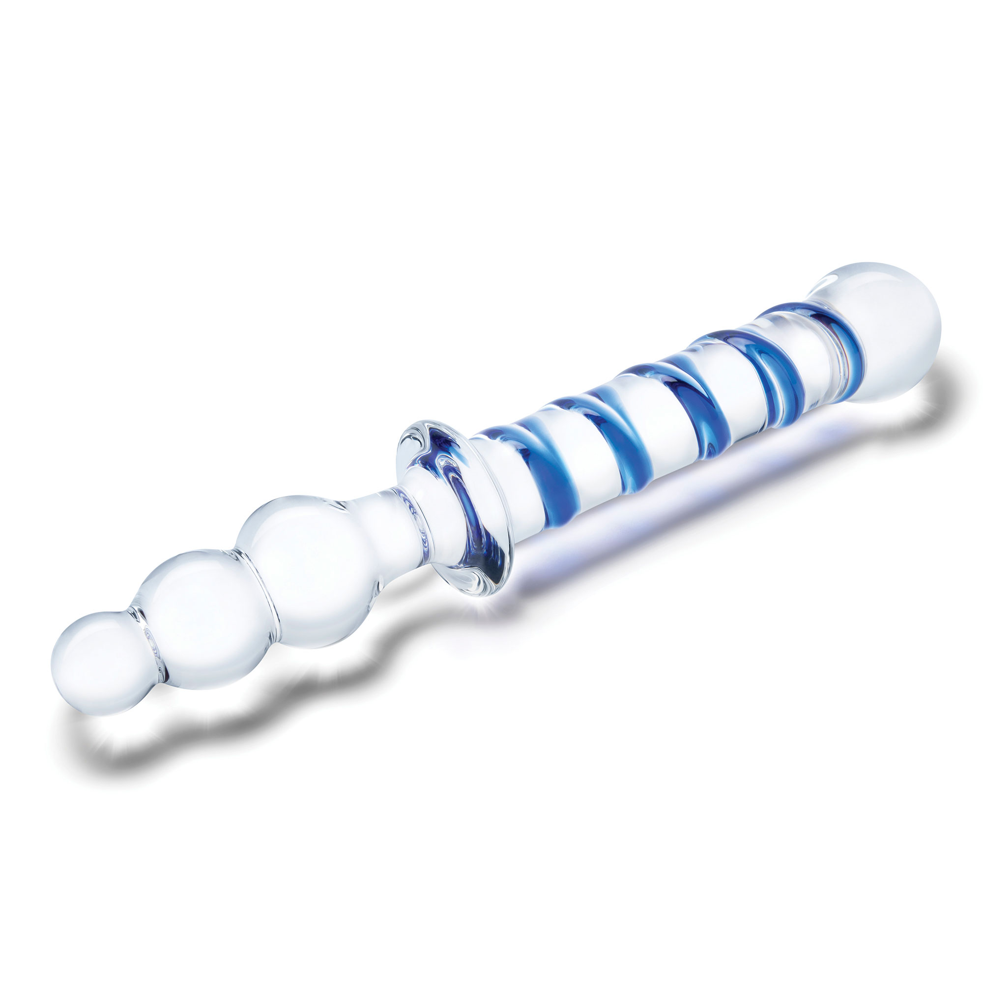 inch twister dual ended dildo clearblue 