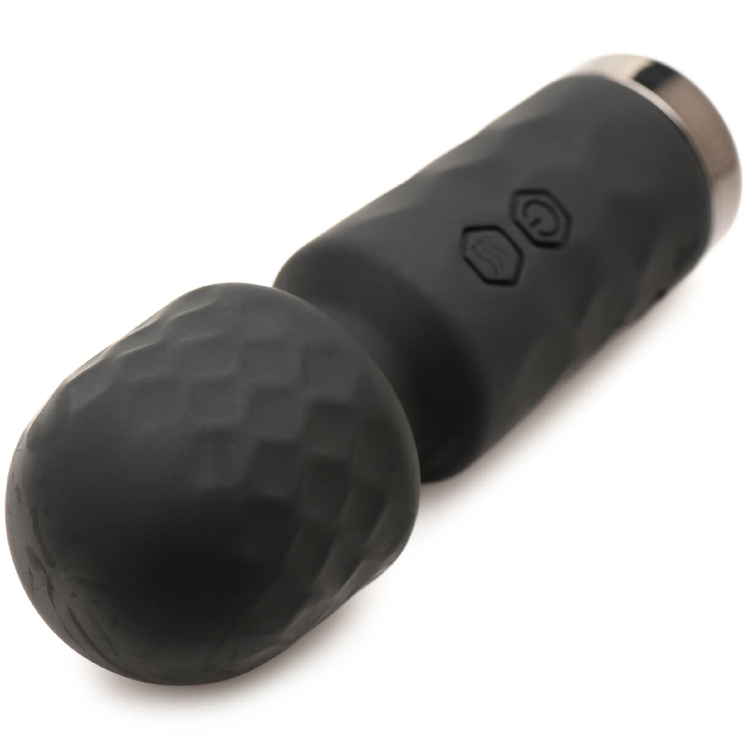 x mini silicone wand  black 