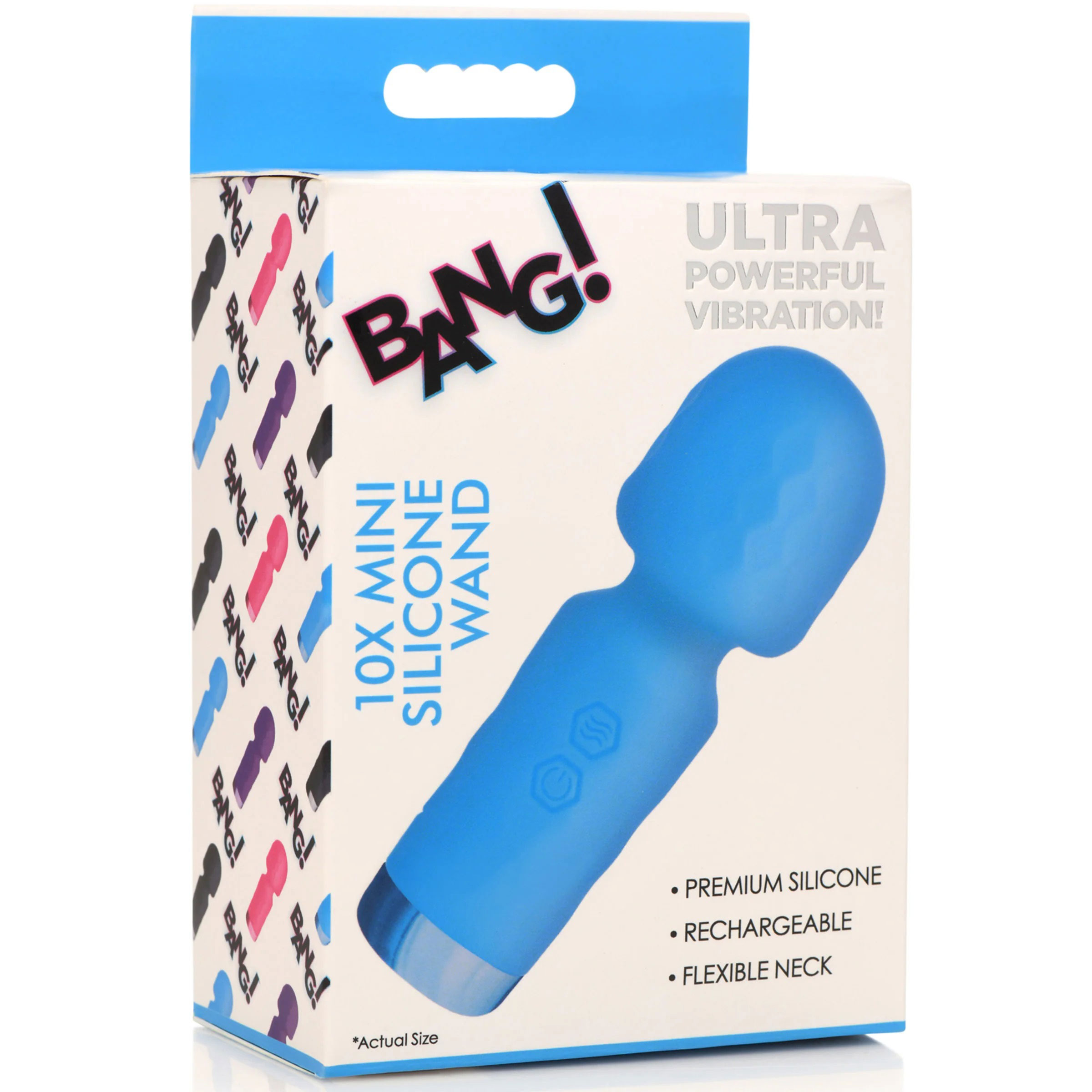 x mini silicone wand blue 