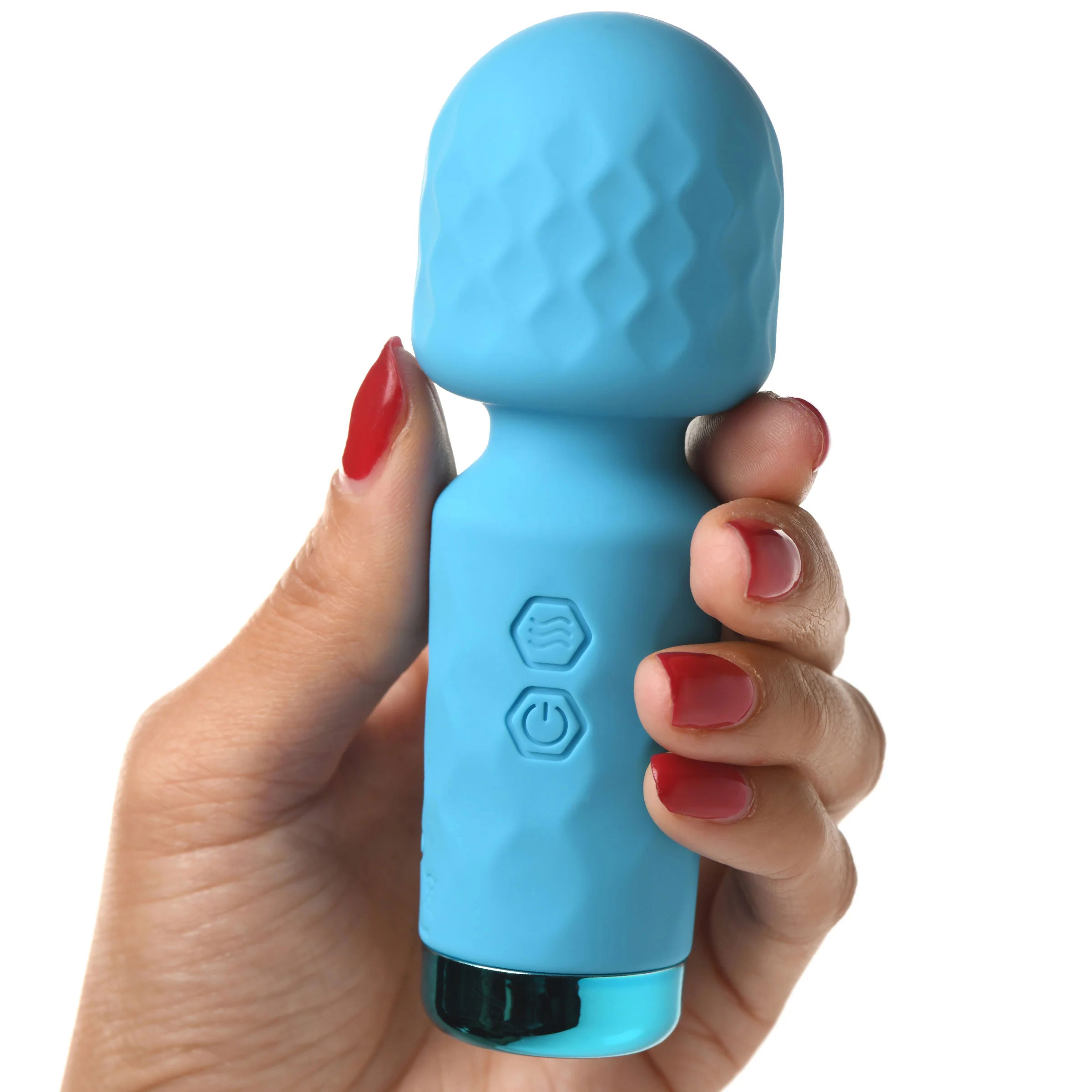 x mini silicone wand blue 