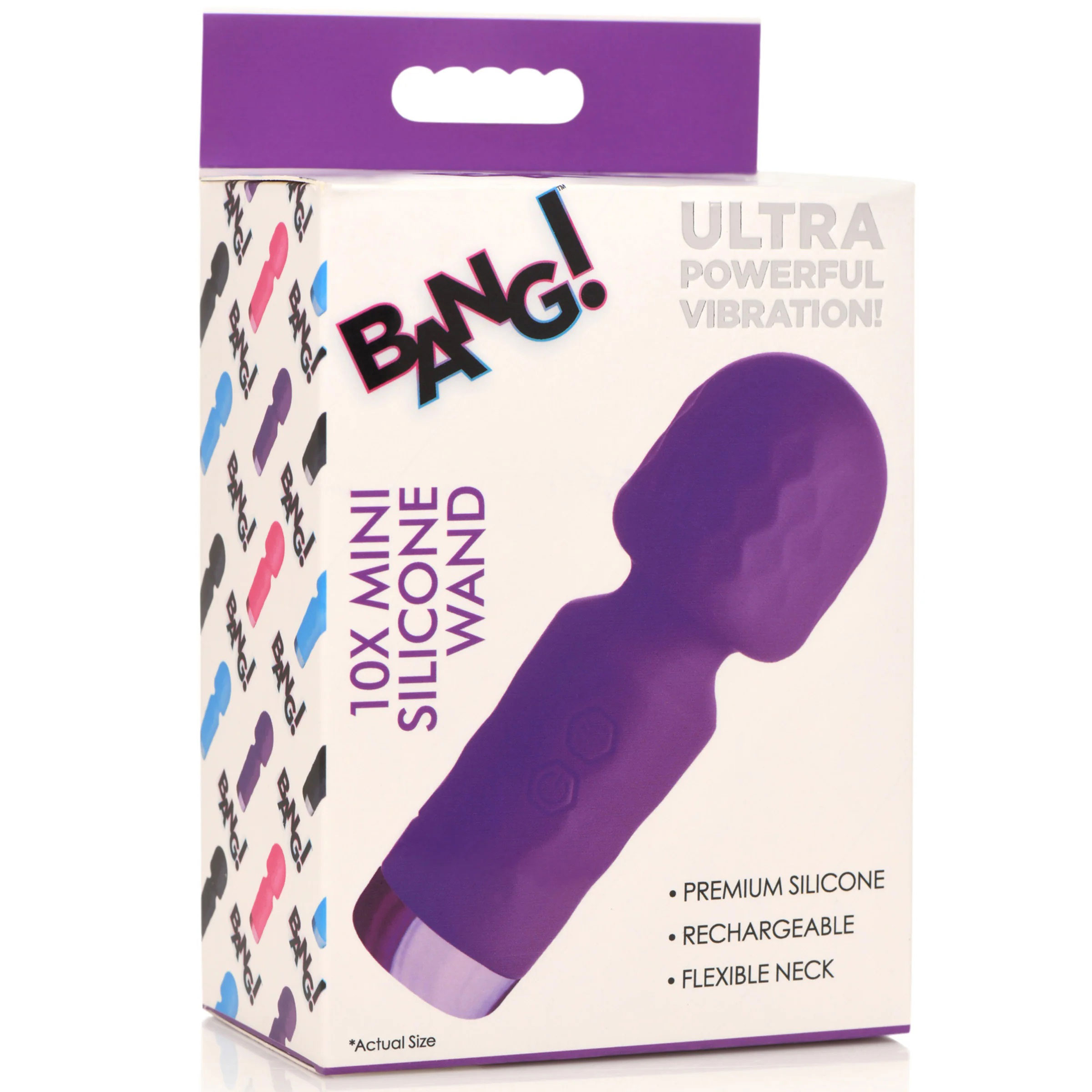 x mini silicone wand purple 