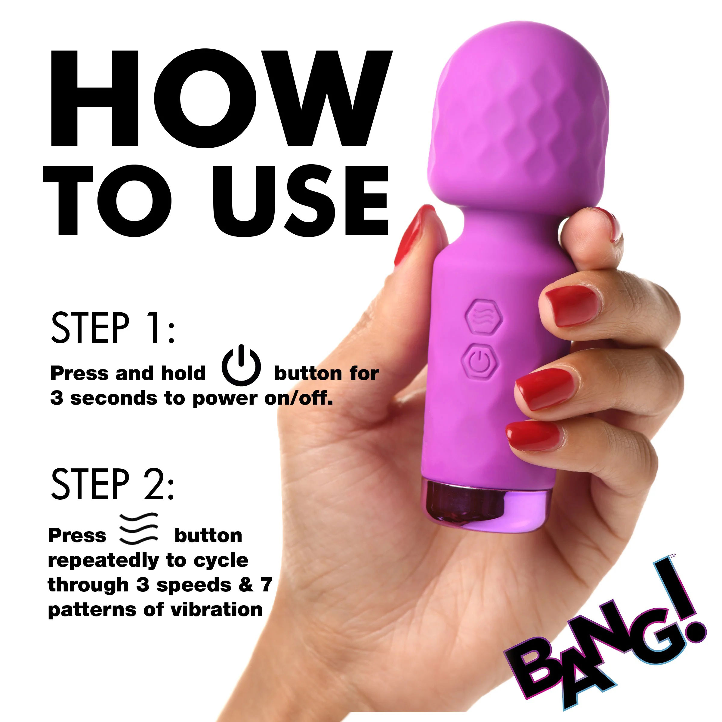 x mini silicone wand purple 