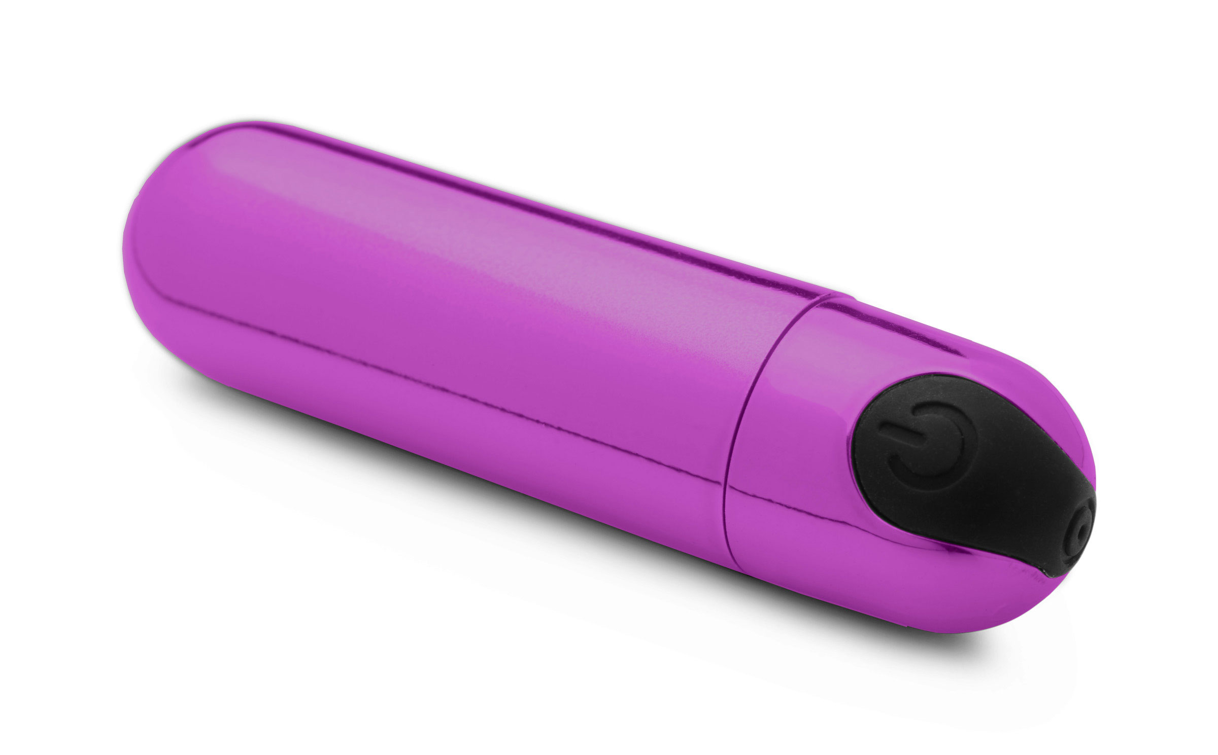 x rechargeable vibrating metallic bullet purple 