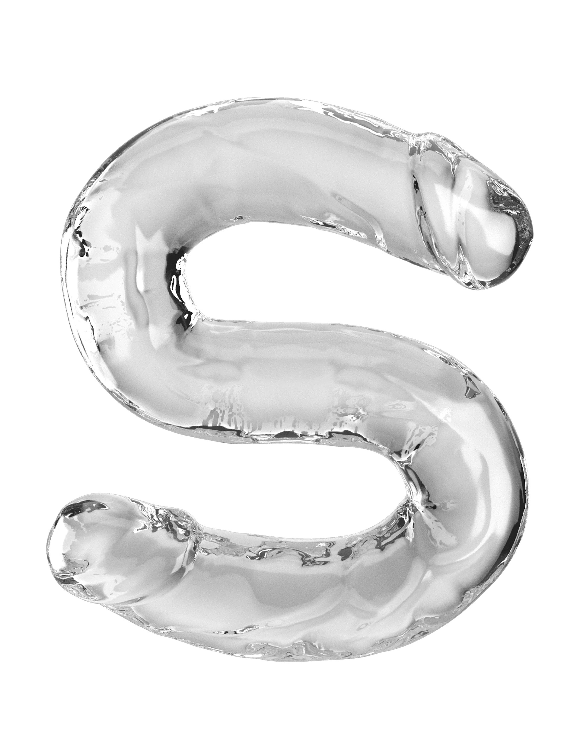 inch double dildo clear 