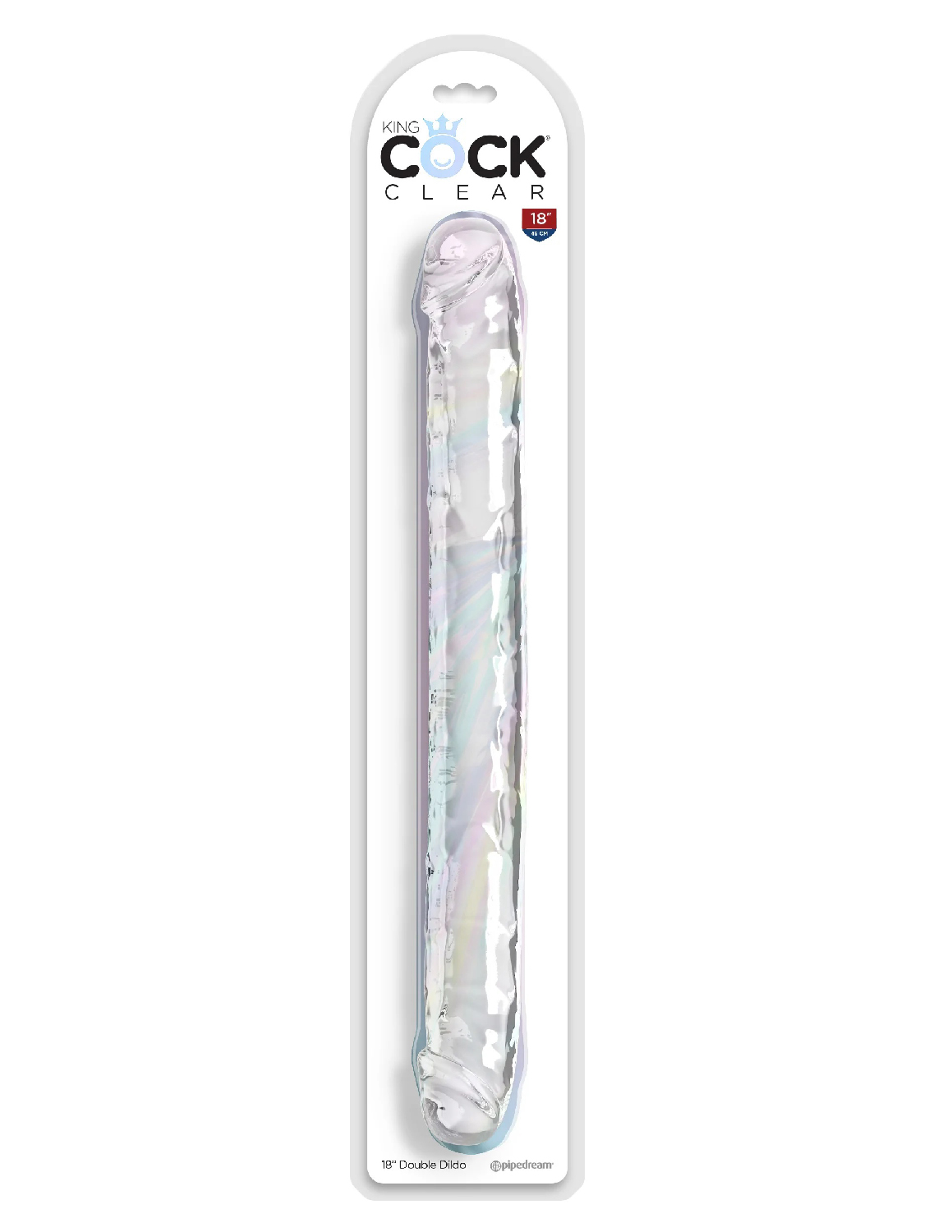 inch double dildo clear 