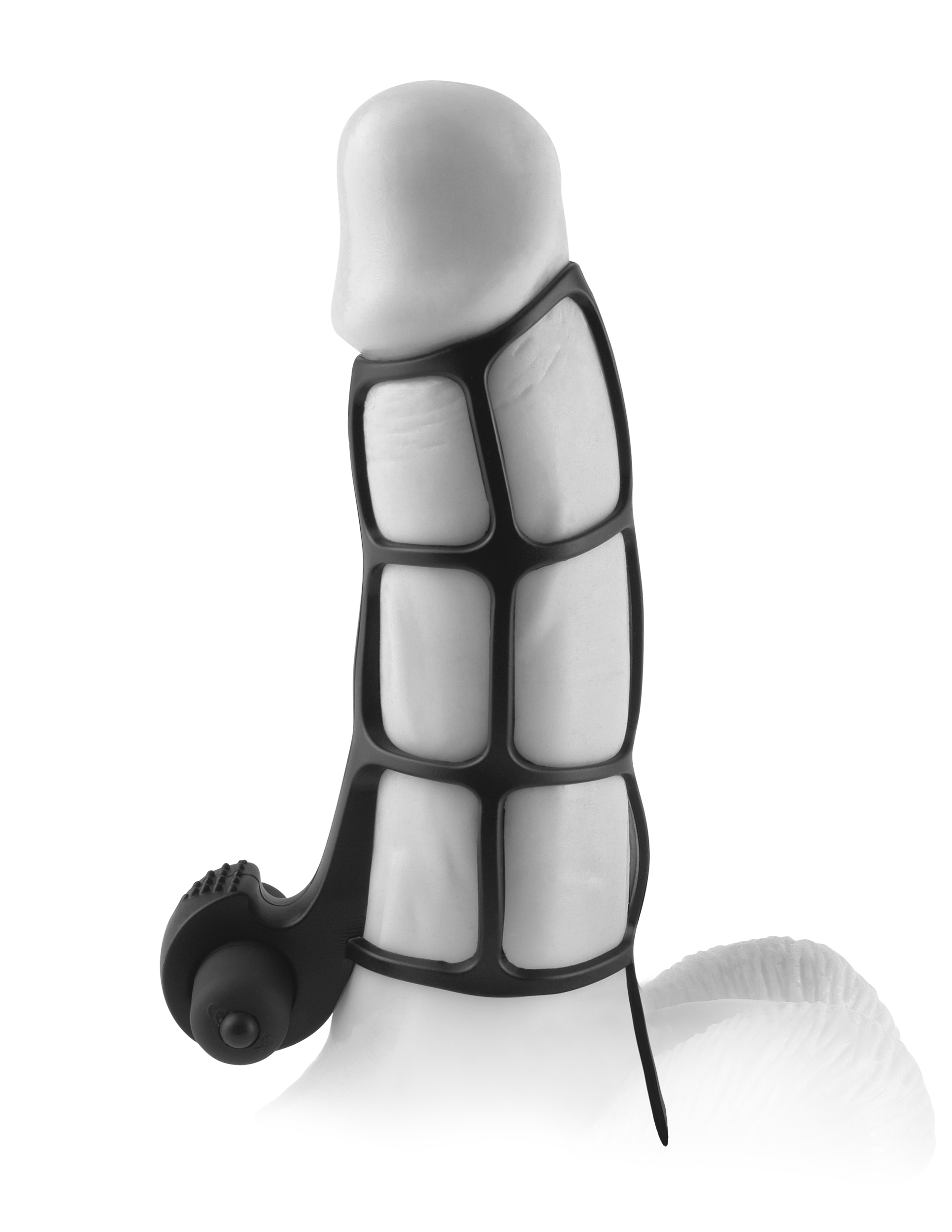 Fantasy X Tensions Deluxe Silicone Power Cage Black