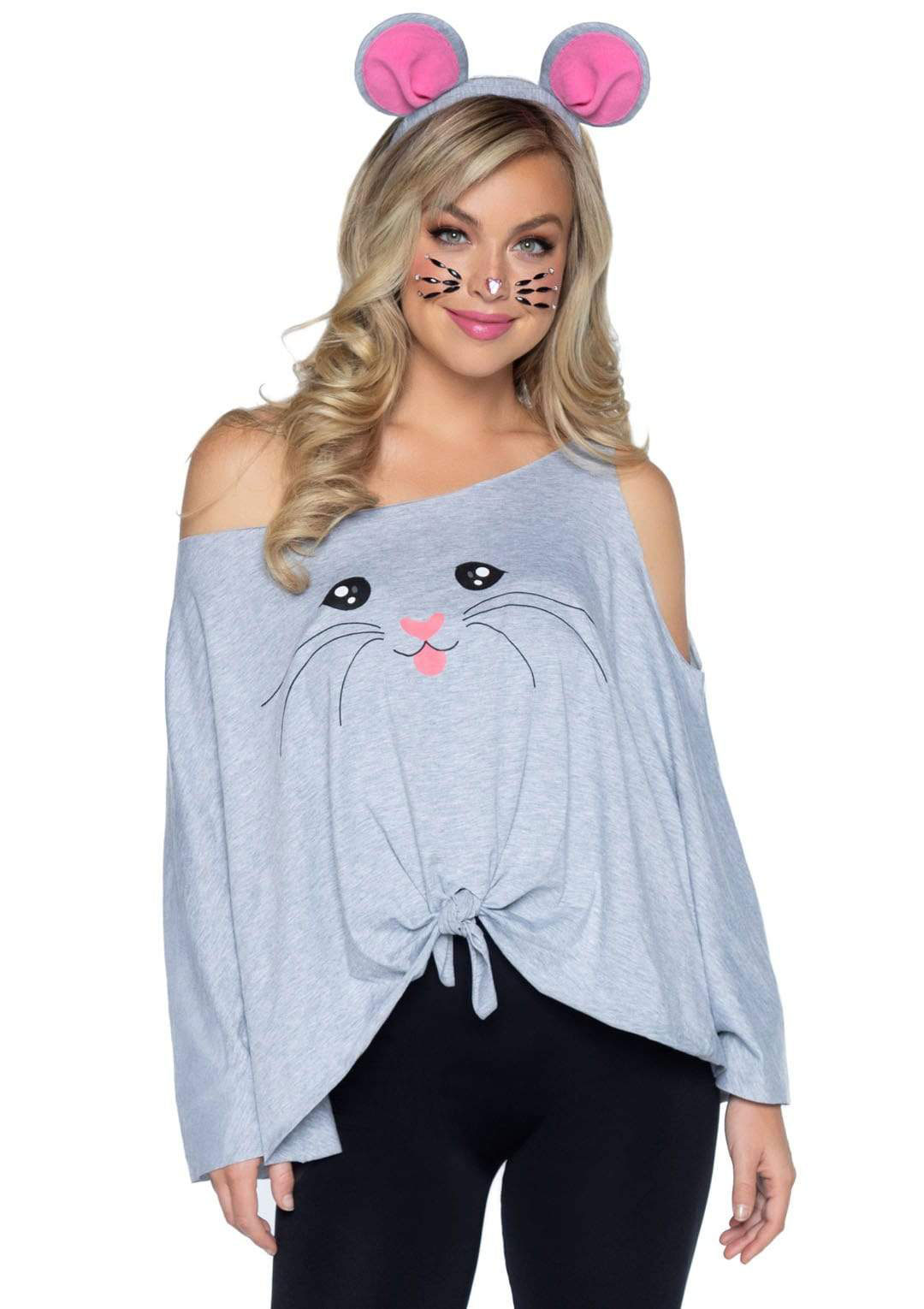 pc mouse costume poncho set one size 