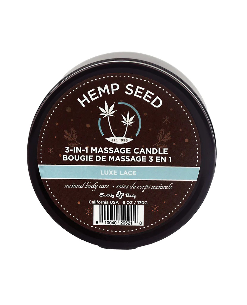 in  massage candle  oz. luxe lace 