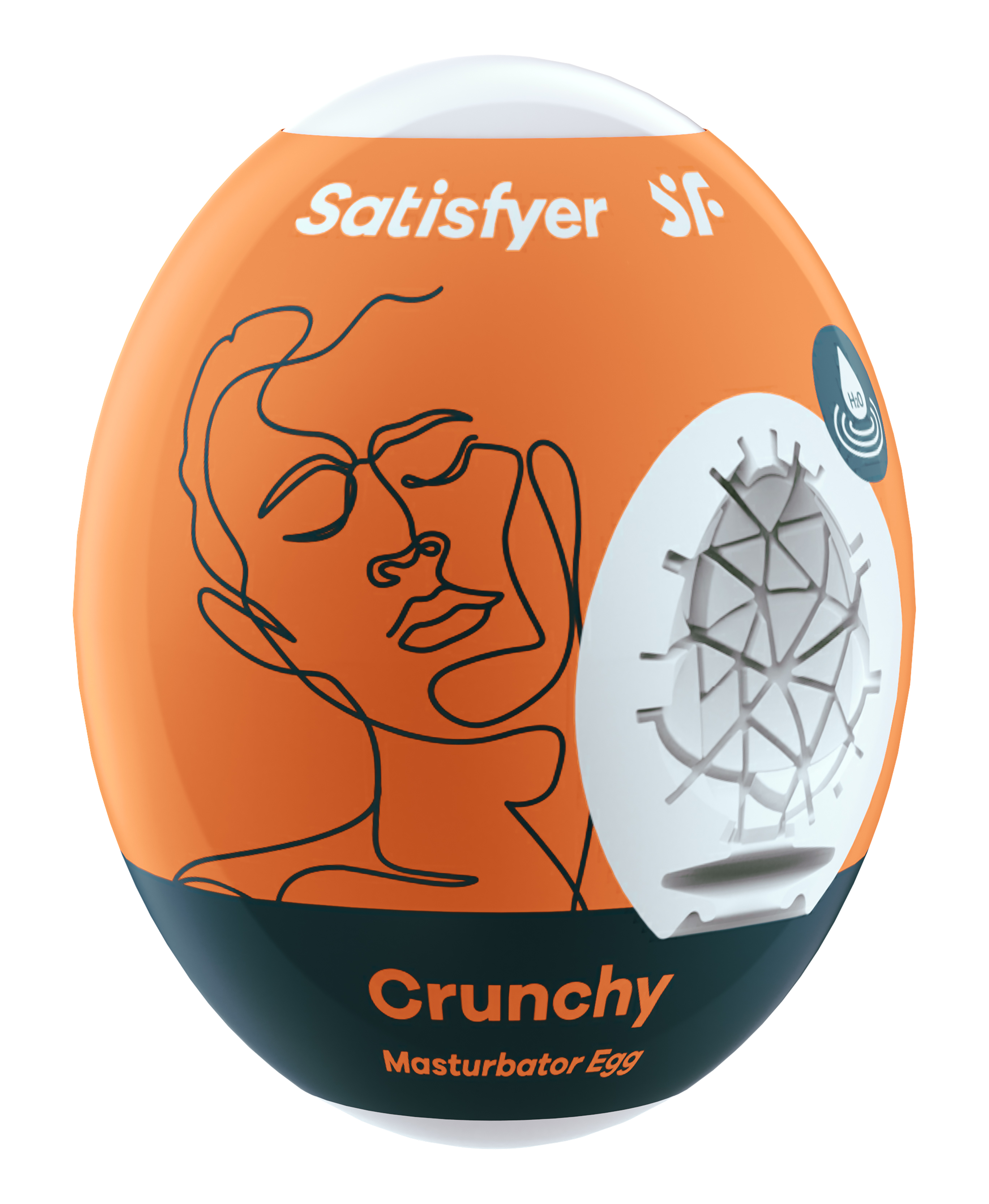 pc set masturbator egg crunchy orange 