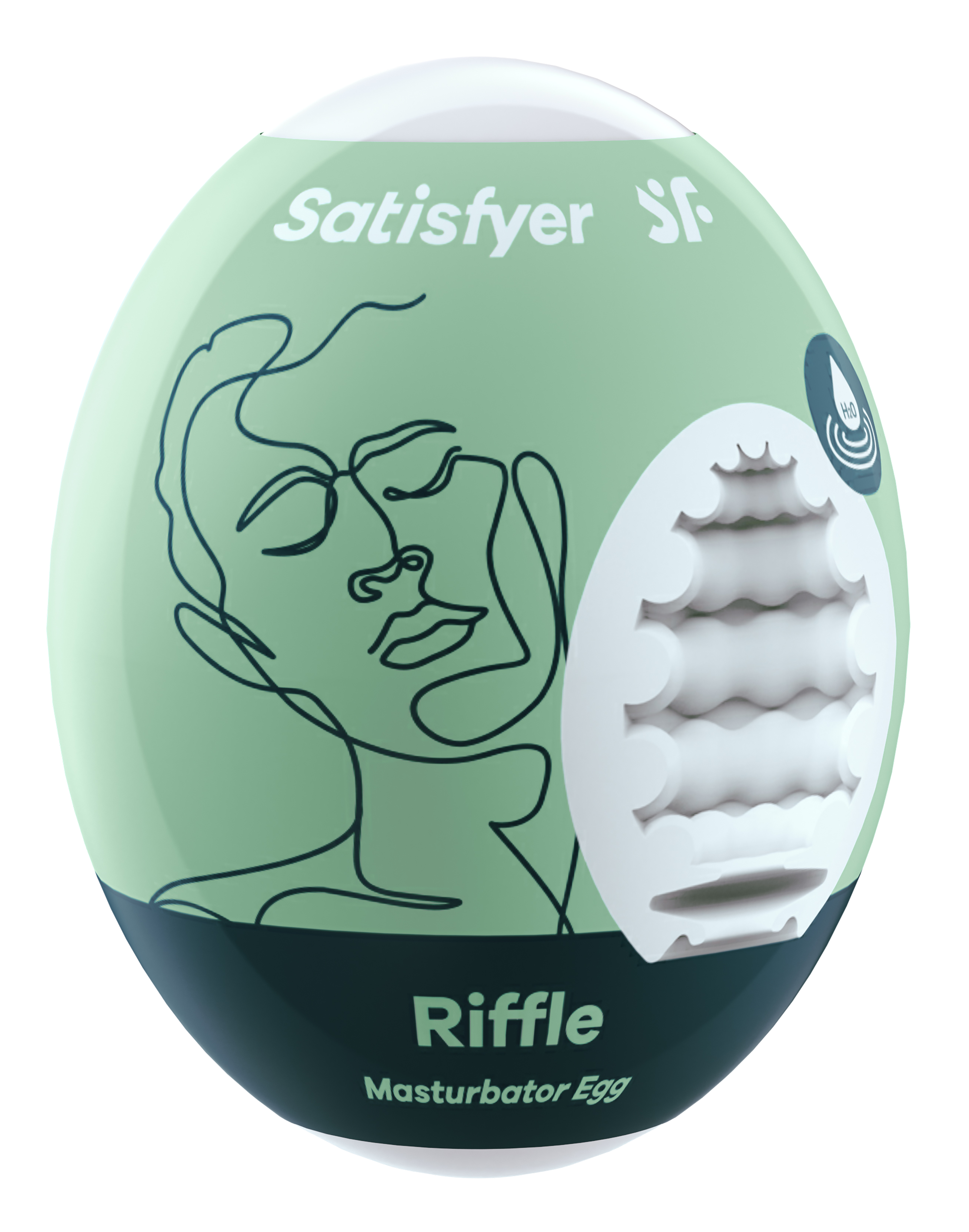 pc set masturbator egg riffle light green 