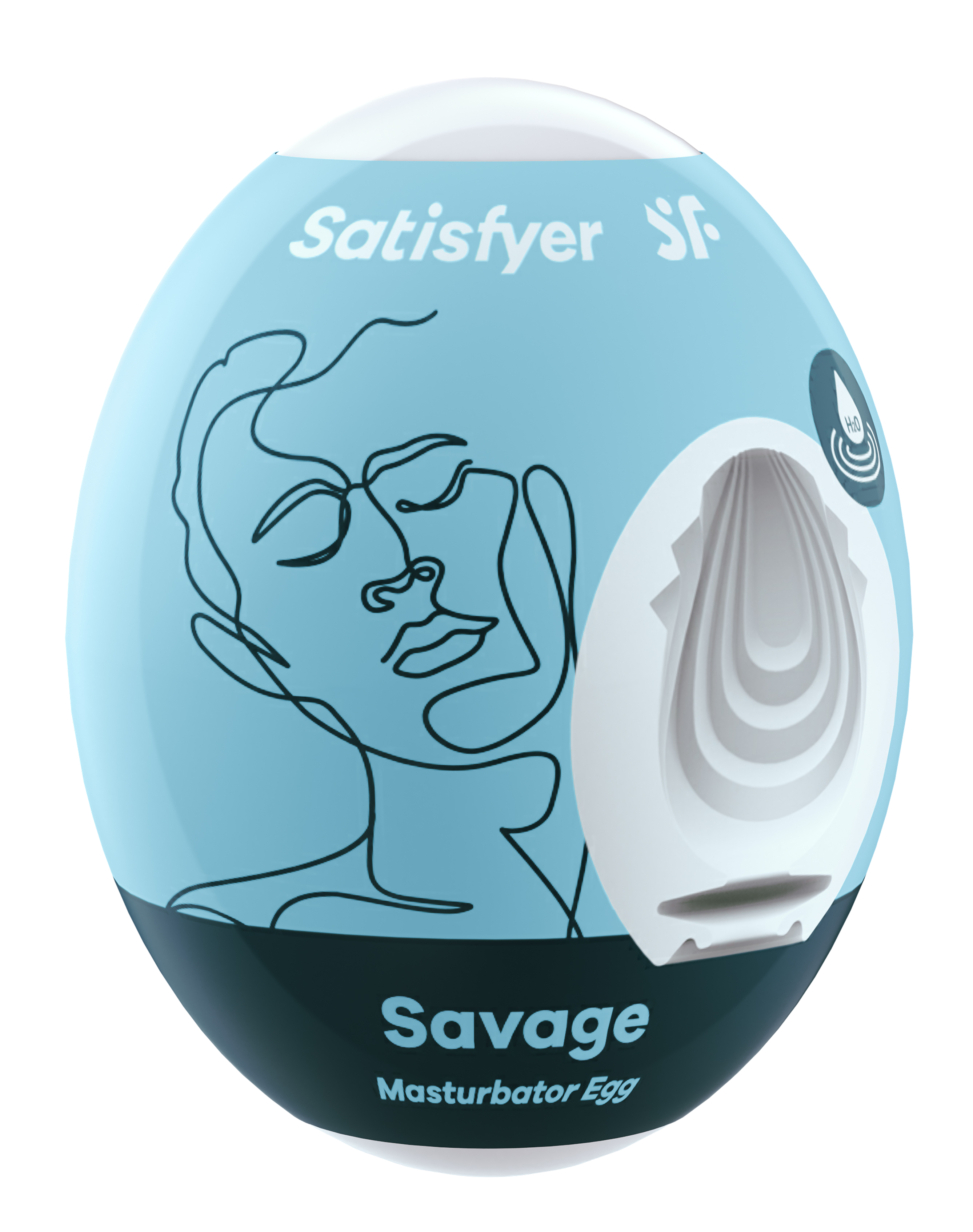 pc set masturbator egg savage blue 