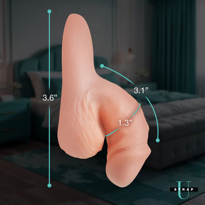 36 Silicone Packer Dildo Light