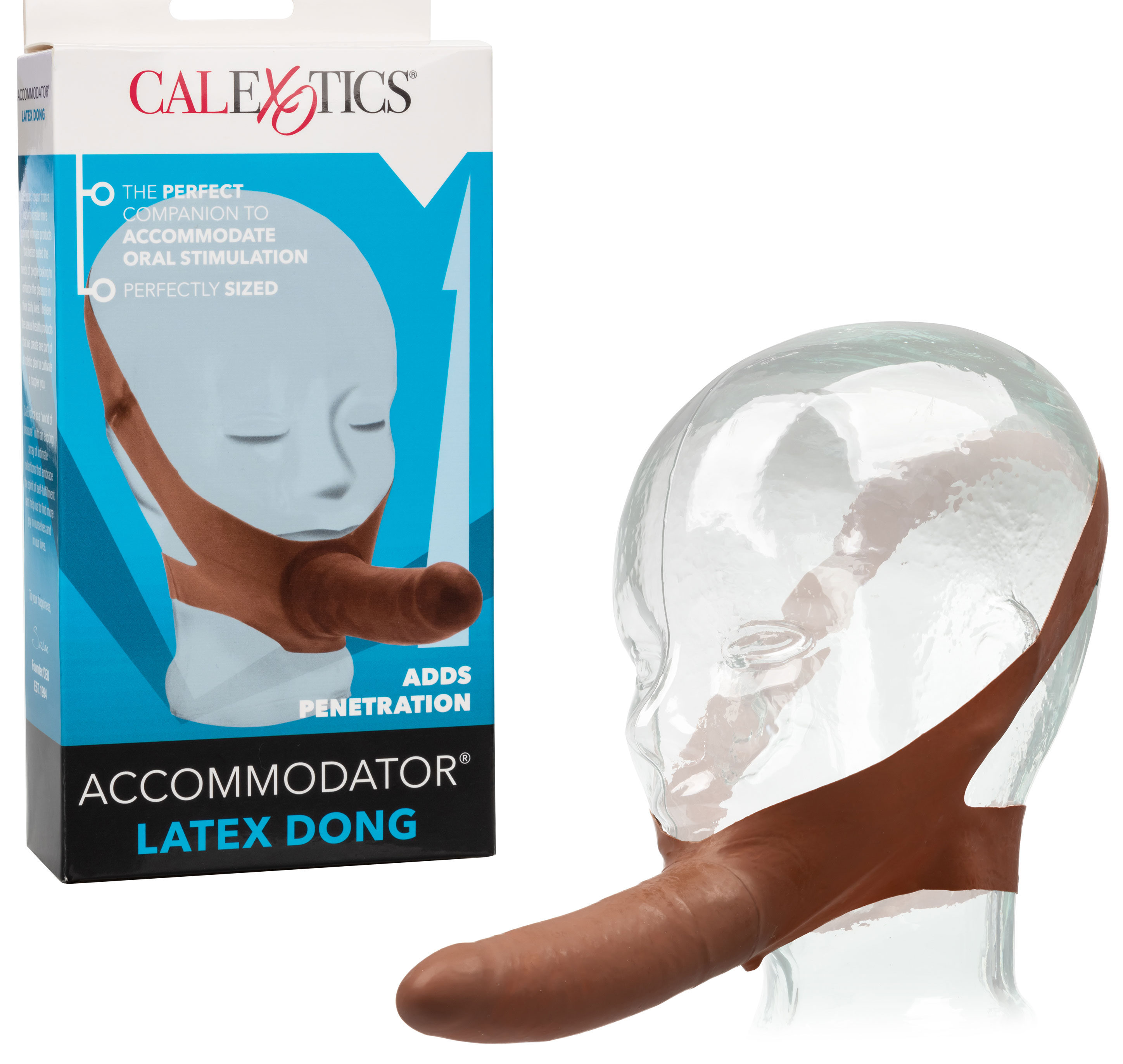 The Original Accommodator Latex Dong Brown