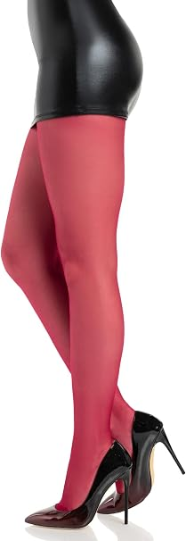 Lycra Sheer to Waist Support Pantyhose Os Burgundy