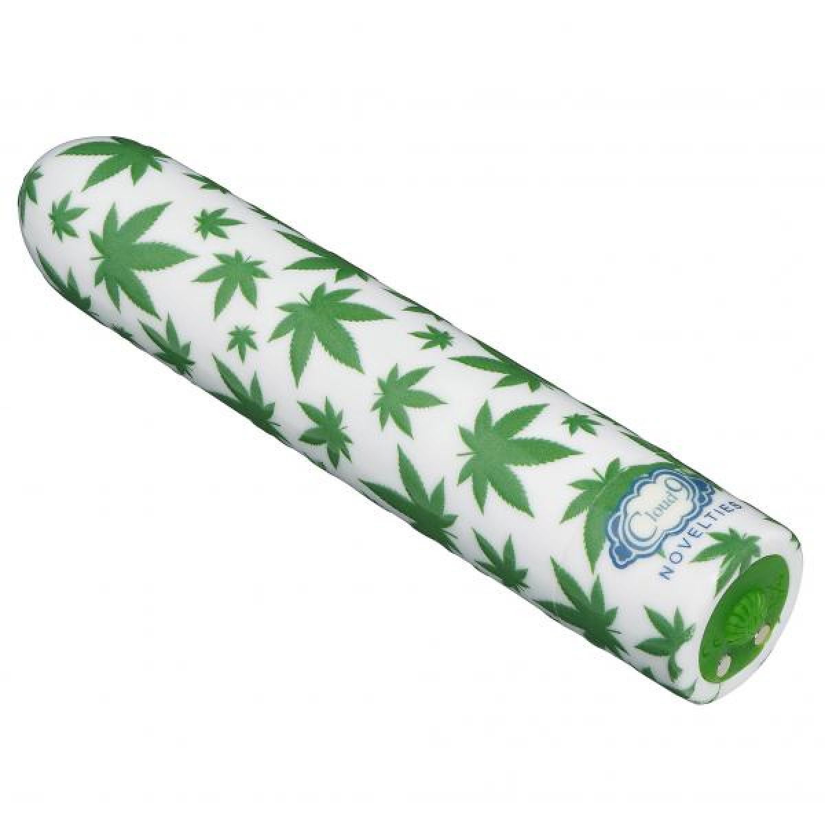 slim cannabis leaf vibe white green 