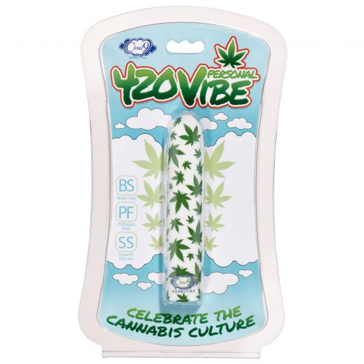 slim cannabis leaf vibe white green 