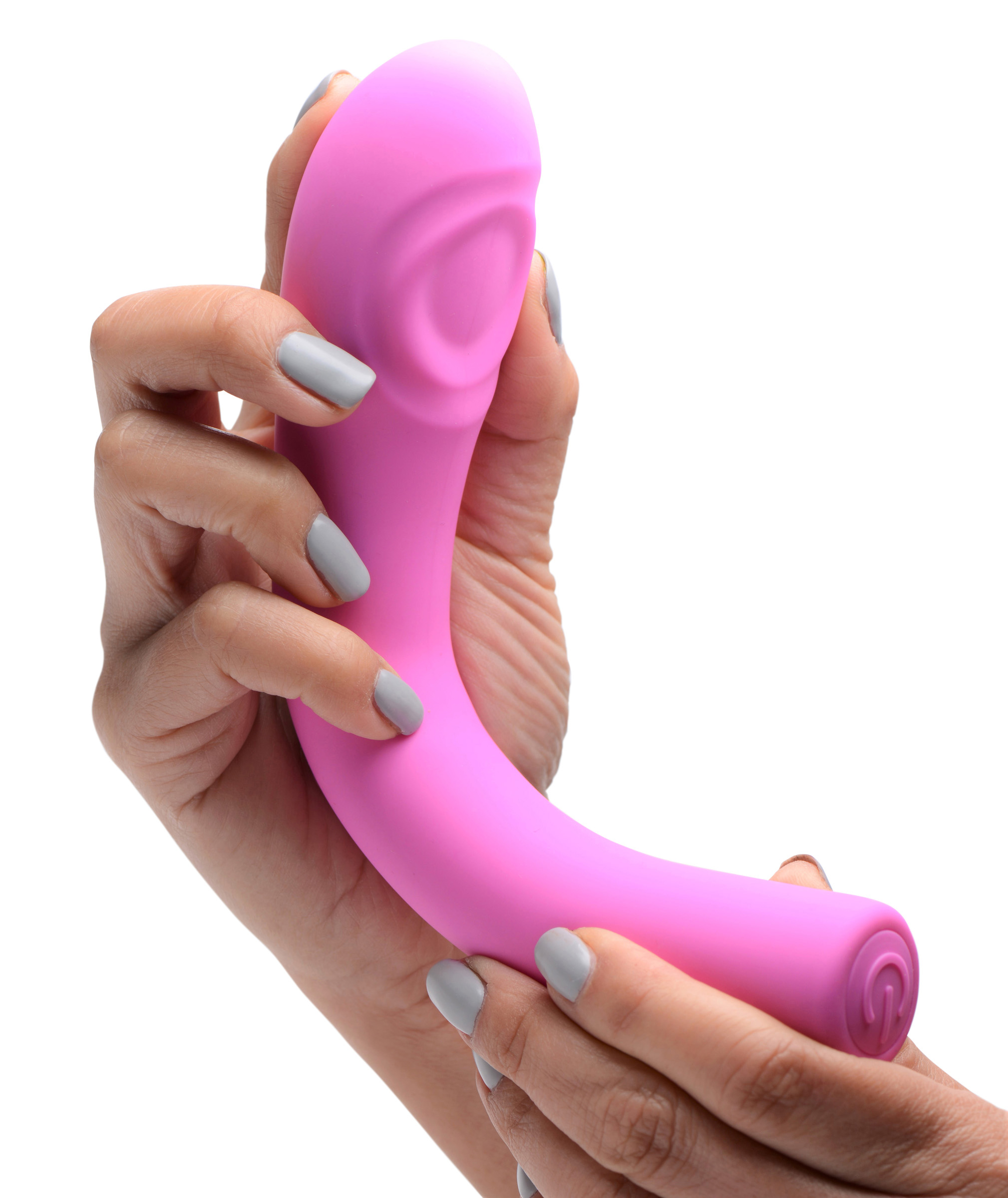 star x pulsing g spot silicone vibrator pink 