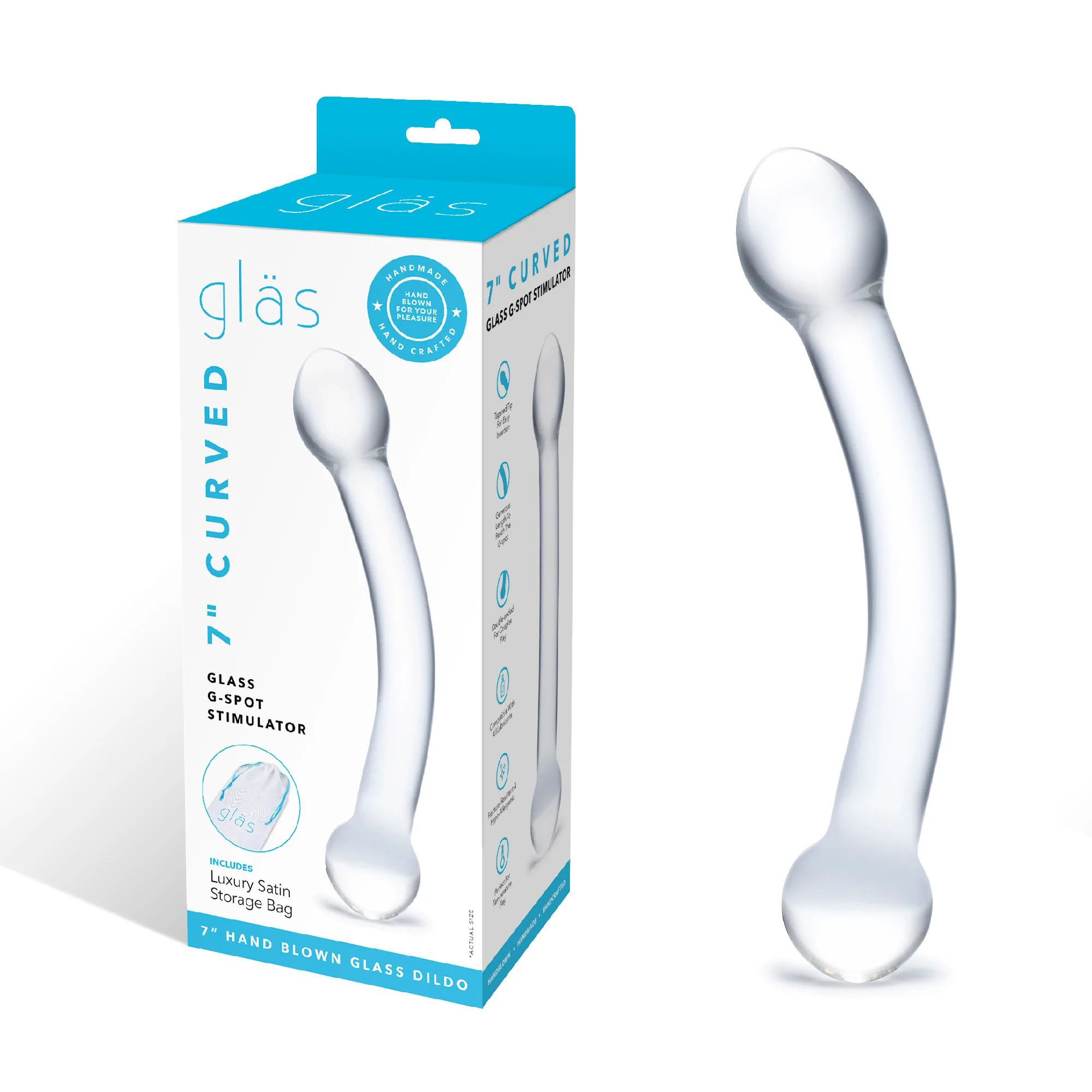 inch curved glass g spot stimulator 