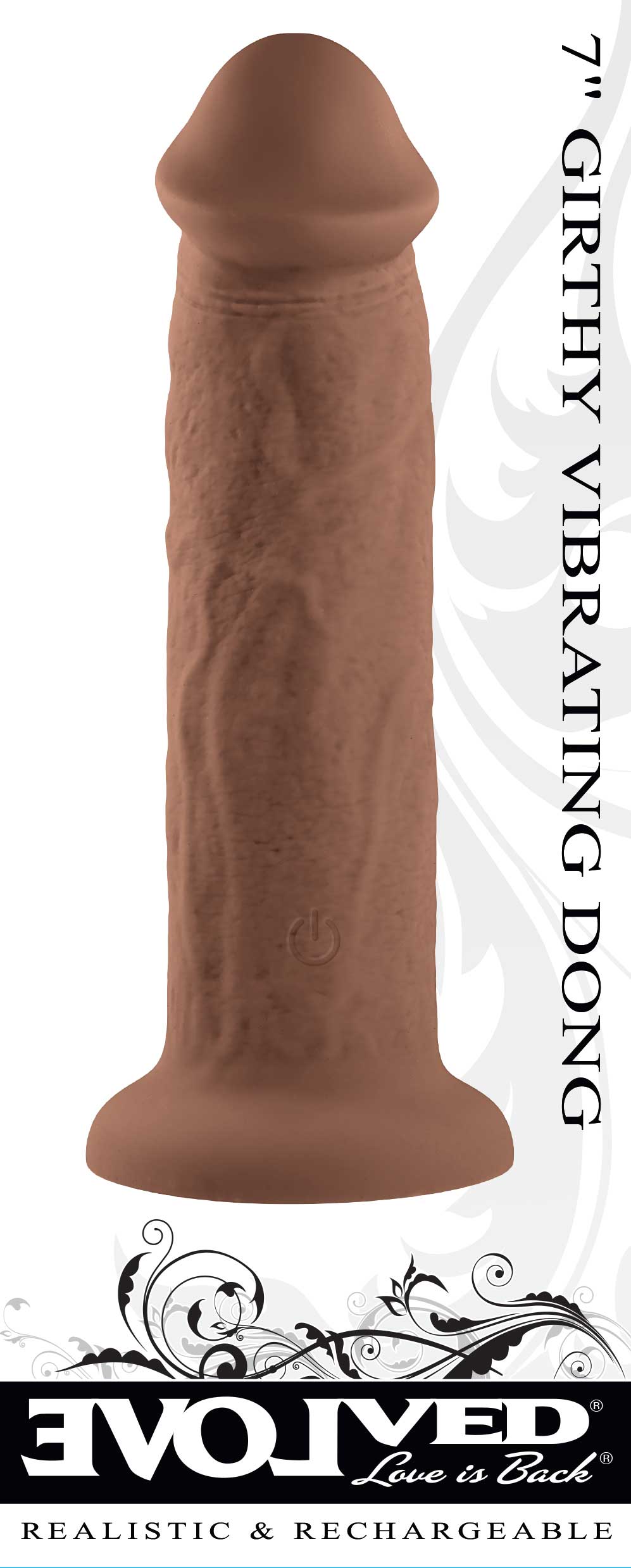 inch girthy vibrating dong dark 