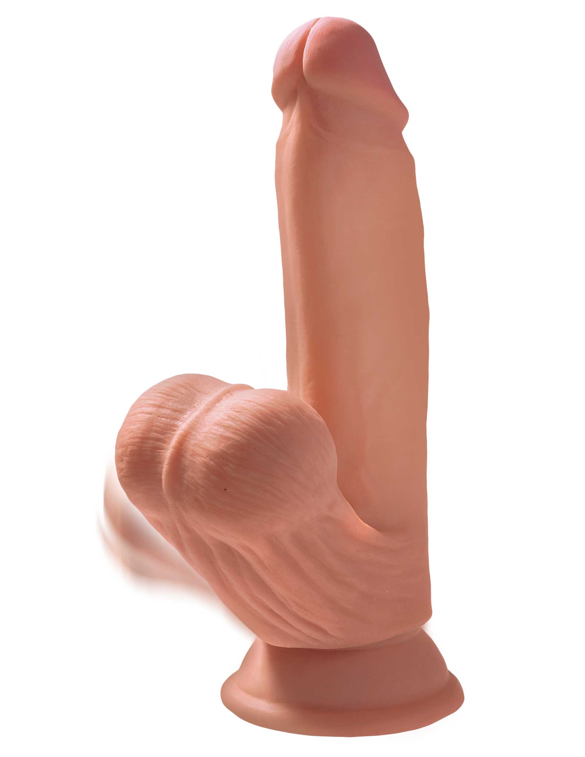 inch triple density cock with swinging balls tan 