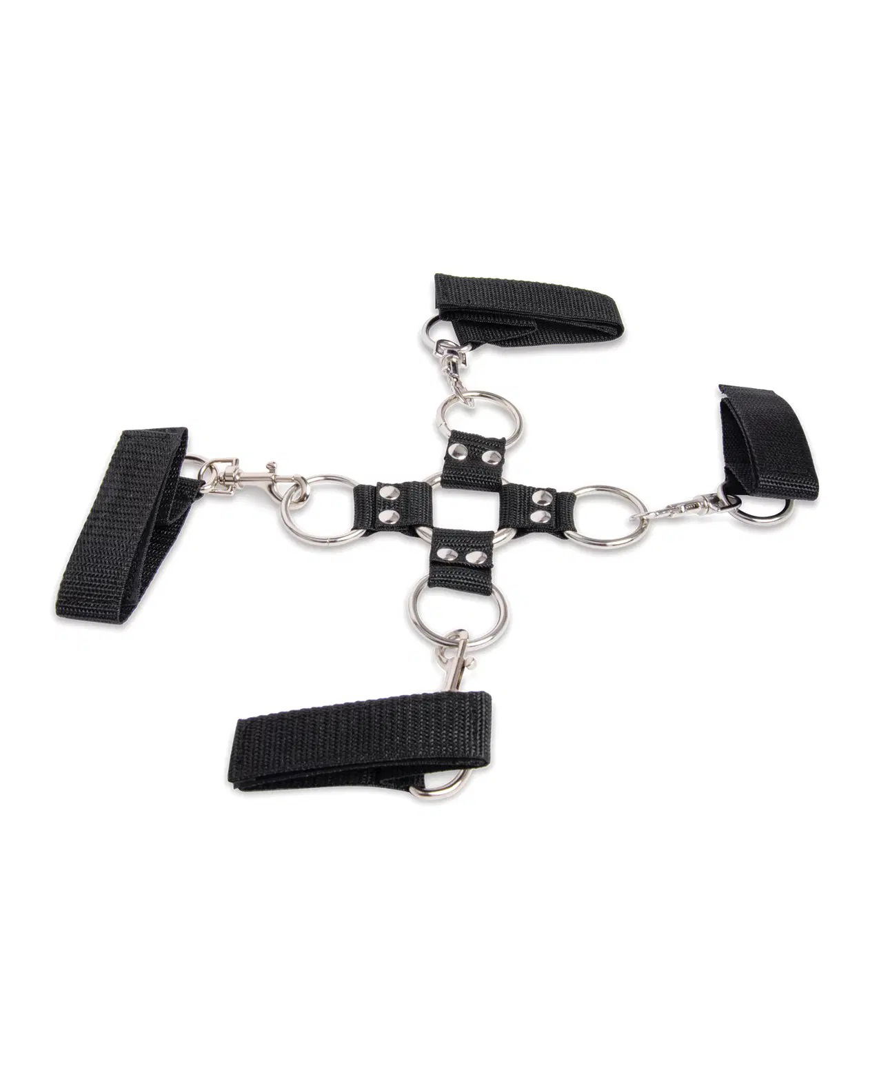 pc hogtie and ball gag kit black 