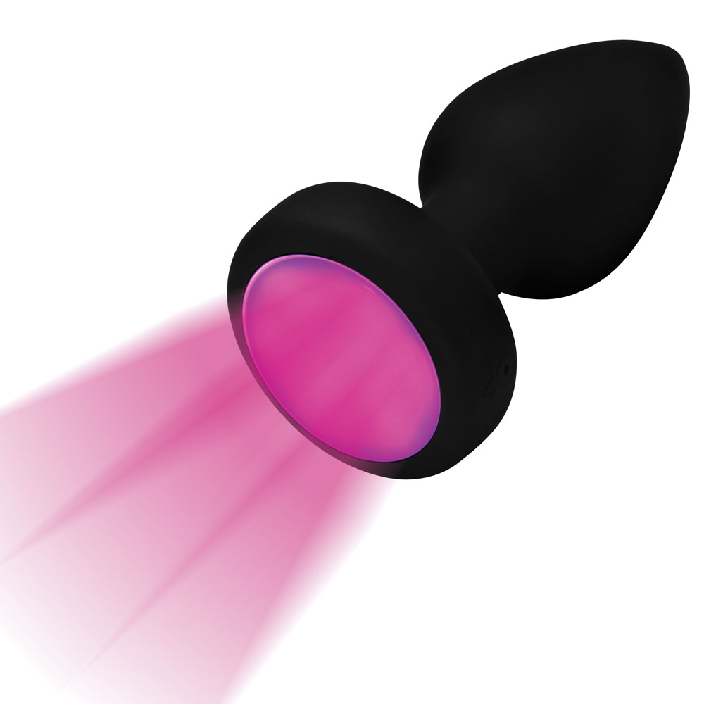 x light up rechargeable anal plug small 