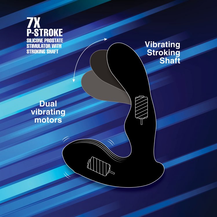 x p milker silicone prostate stimulator  with milking bead 