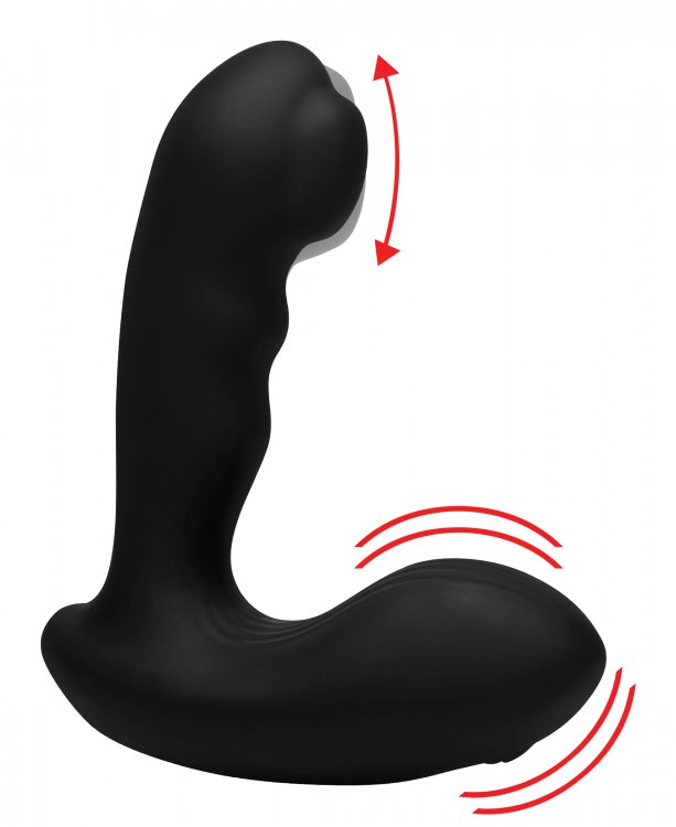 x p milker silicone prostate stimulator with milking bead 