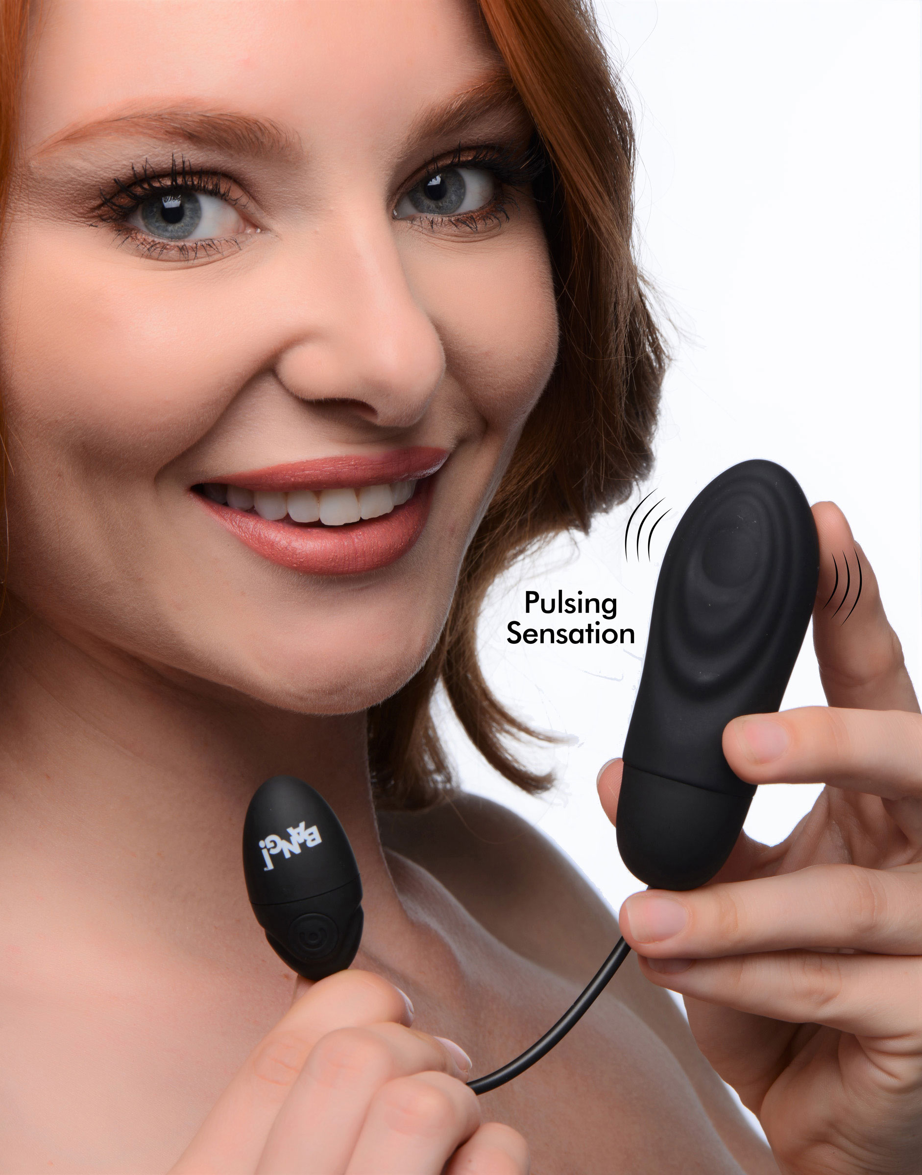 x pulsing rechargeable silicone bullet  black 