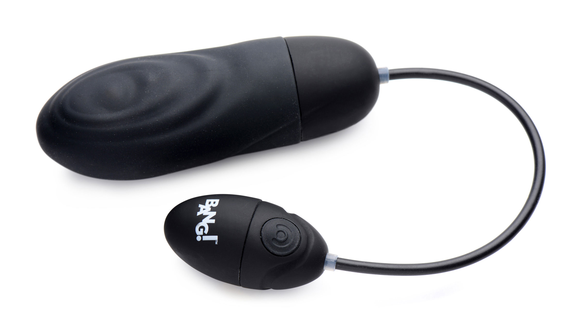 x pulsing rechargeable silicone bullet  black 