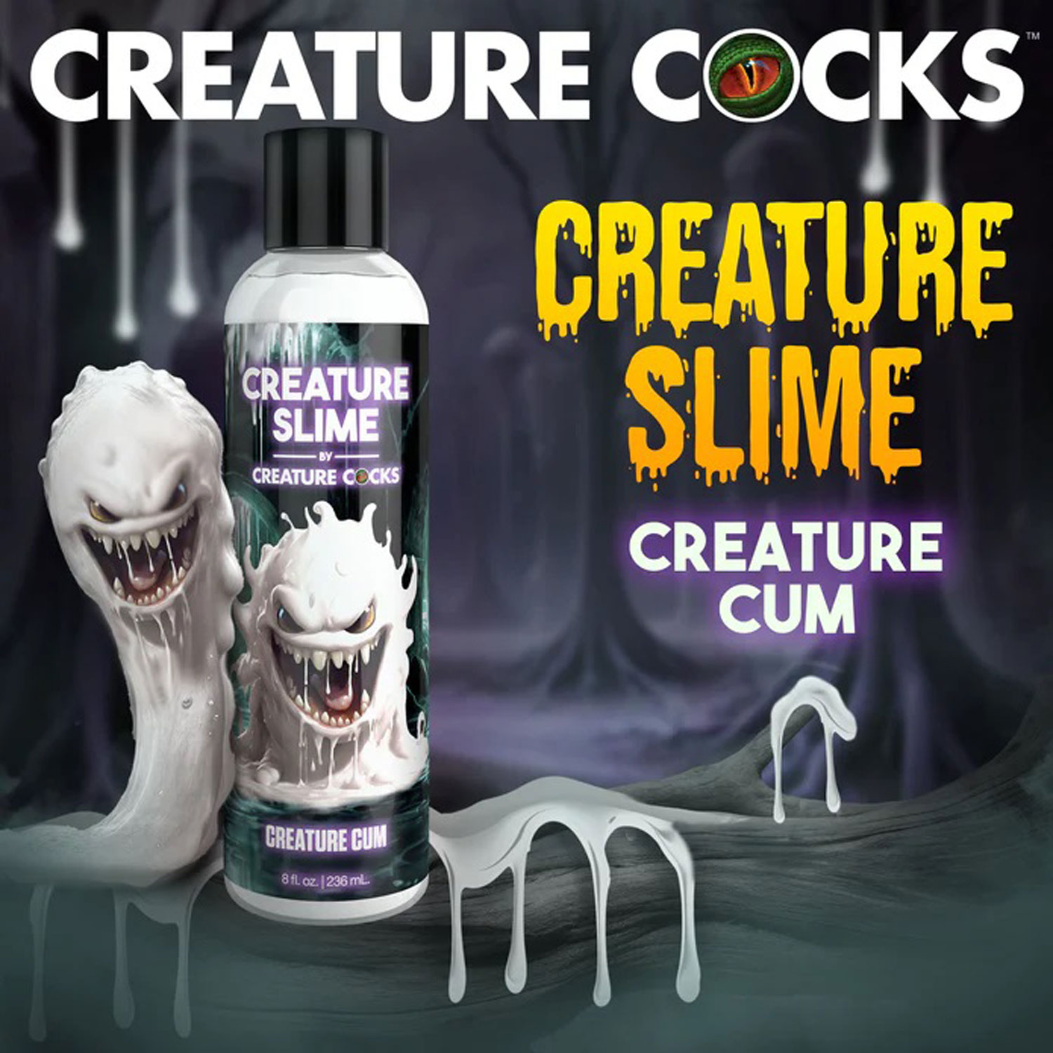 oz creature slime creature cum unscented jizz lubricant clear 