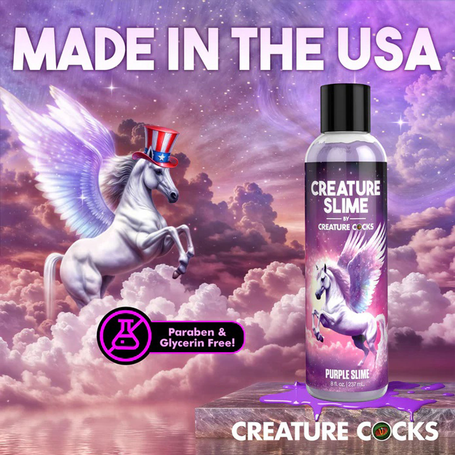 oz creature slime purple slime water based lubricant 