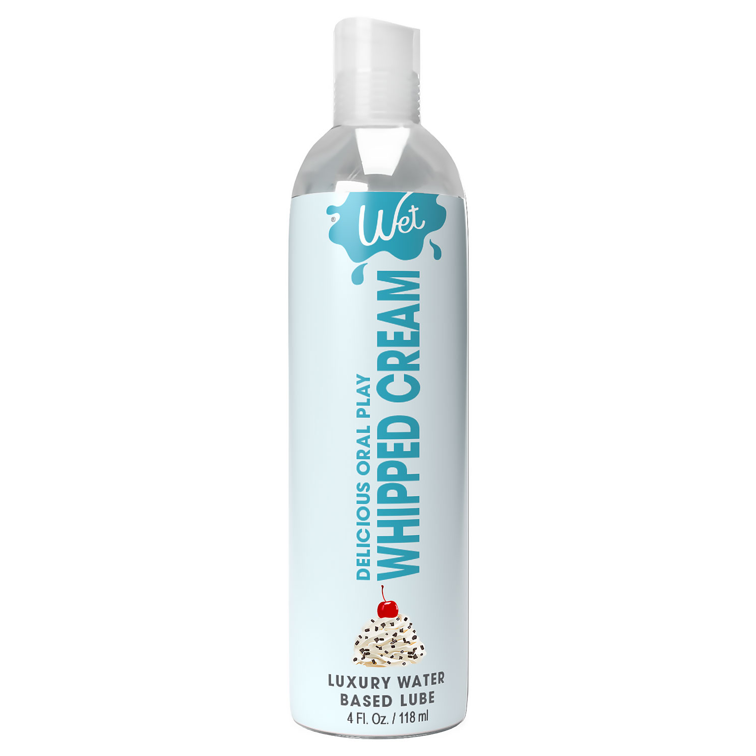 Wet Delicious Oral Play Whipped Cream Waterbased Flavored Lubricant 4 Oz