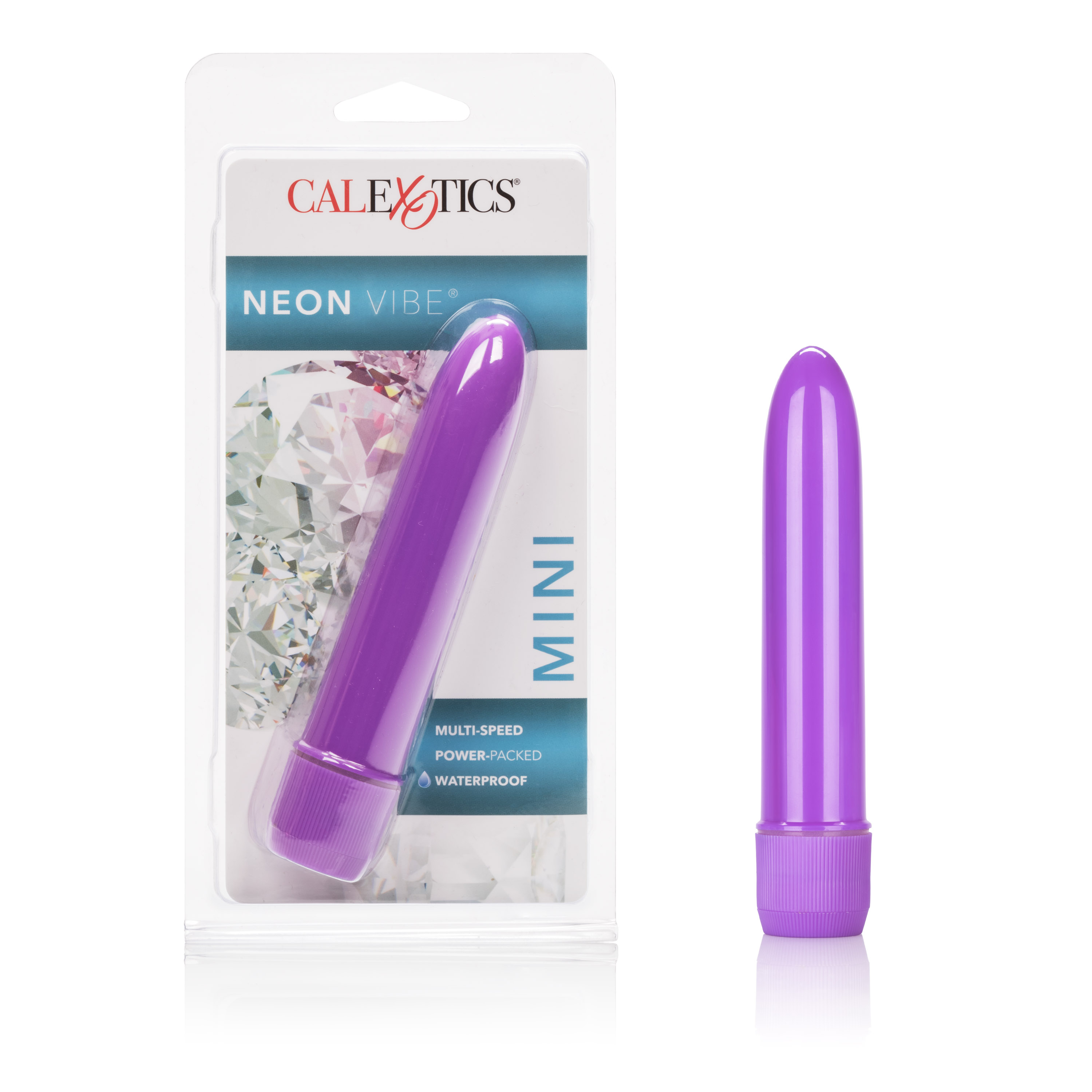 Mini Neon Multi Speed Vibe 45 Inches Purple