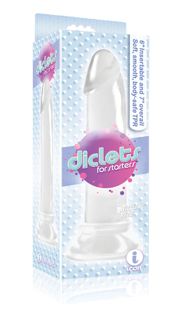 The 9s Diclets 7 Inch Jelly Dong Clear Clear