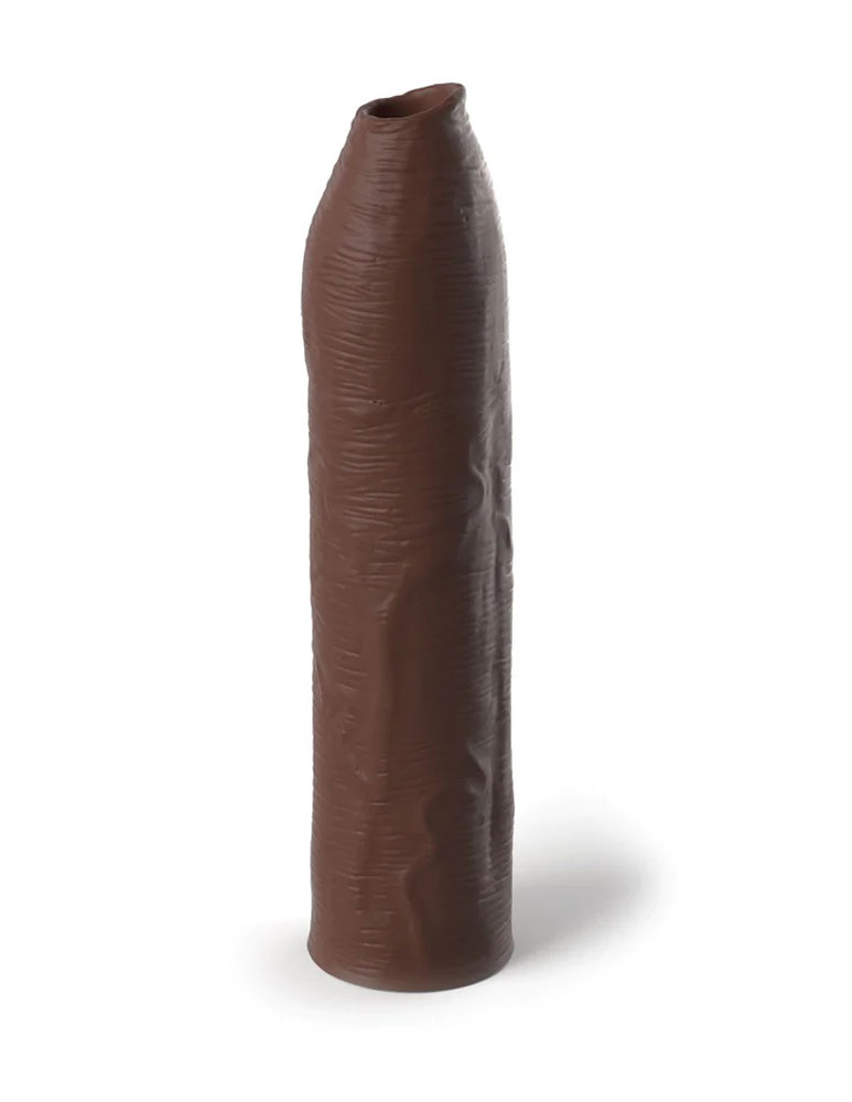 Fantasy X Tensions Elite Uncut 7 Inch Extension Sleeve Brown