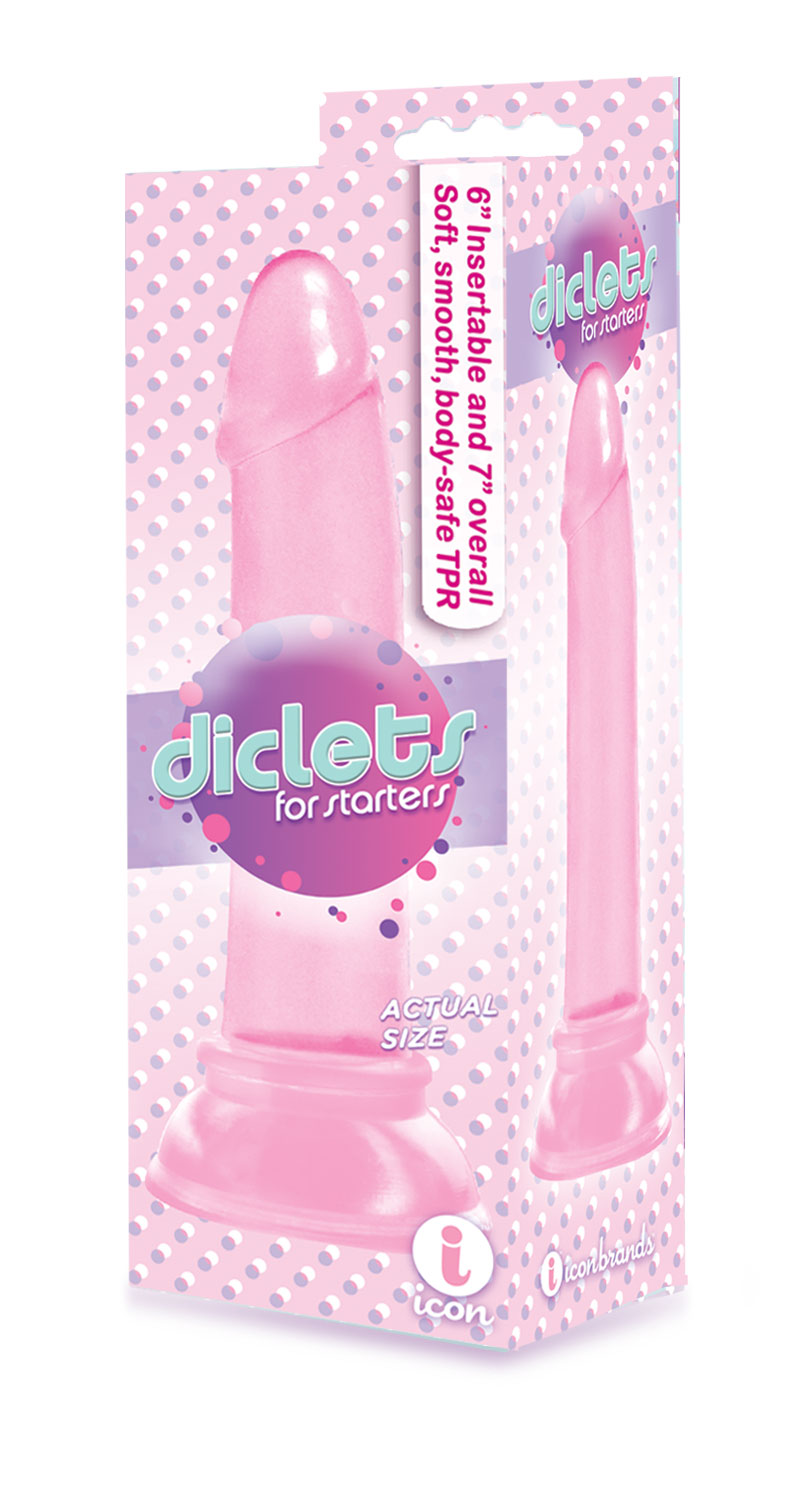The 9s Diclets 7 Inch Jelly Dong Pink Pink