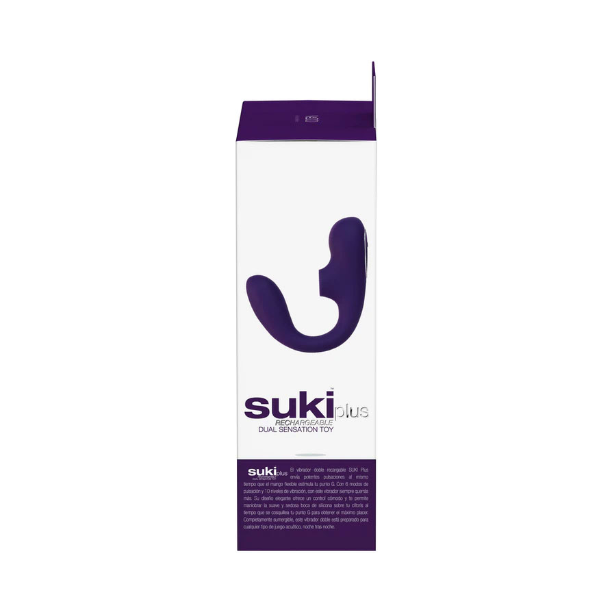 Suki Plus Rechargeable Dual Sonic Vibe Deep Purple