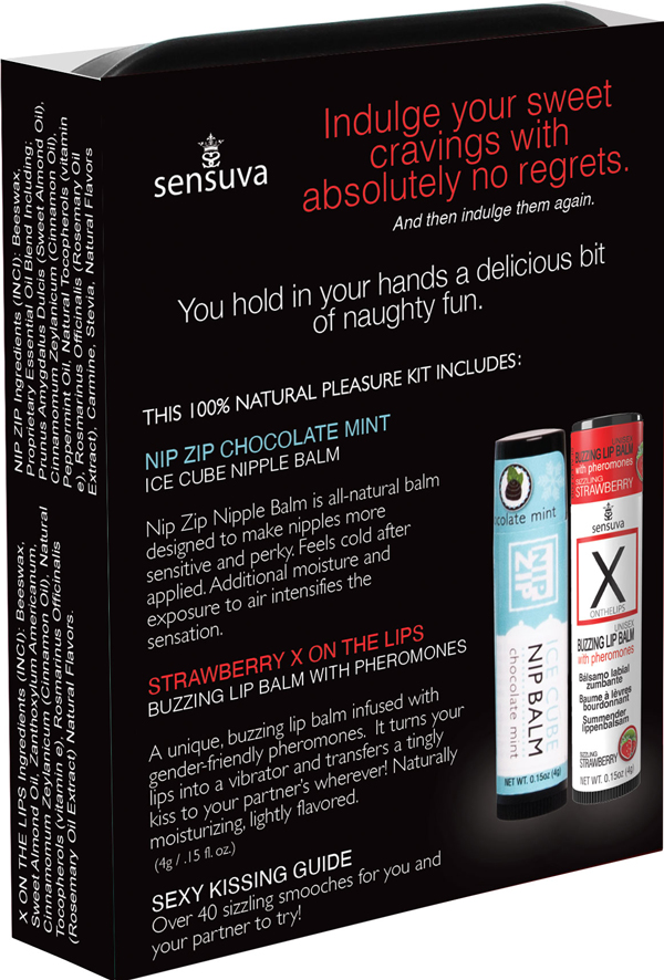 Lips and Nips Pleasure Kit Chocolate Strawberry