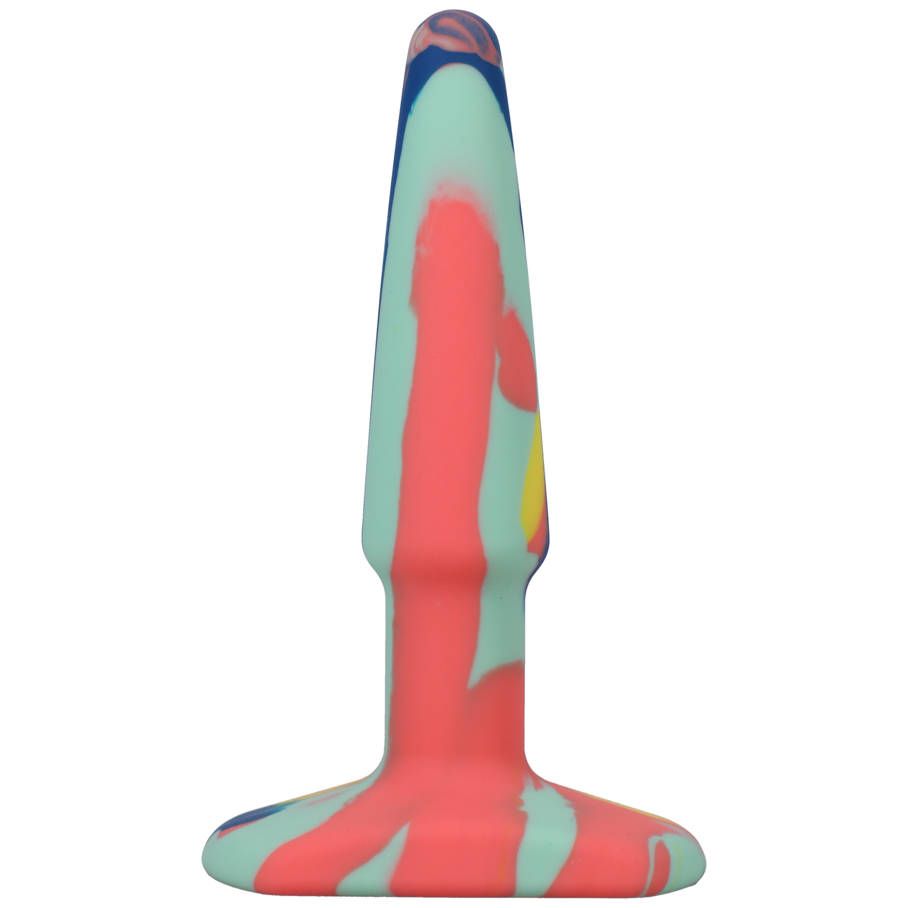 a play groovy silicone anal plug  inch sunrise 