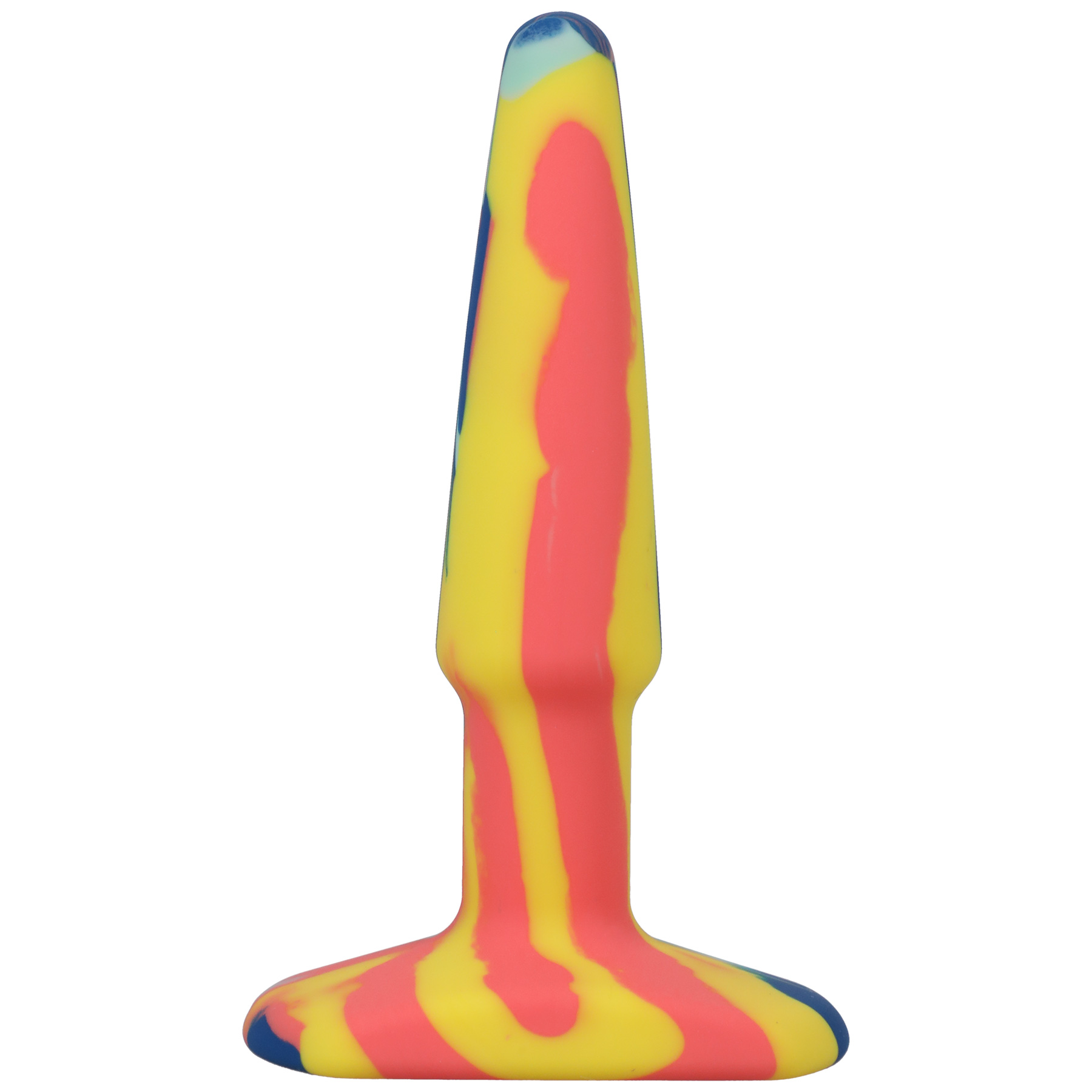 a play groovy silicone anal plug  inch sunrise 