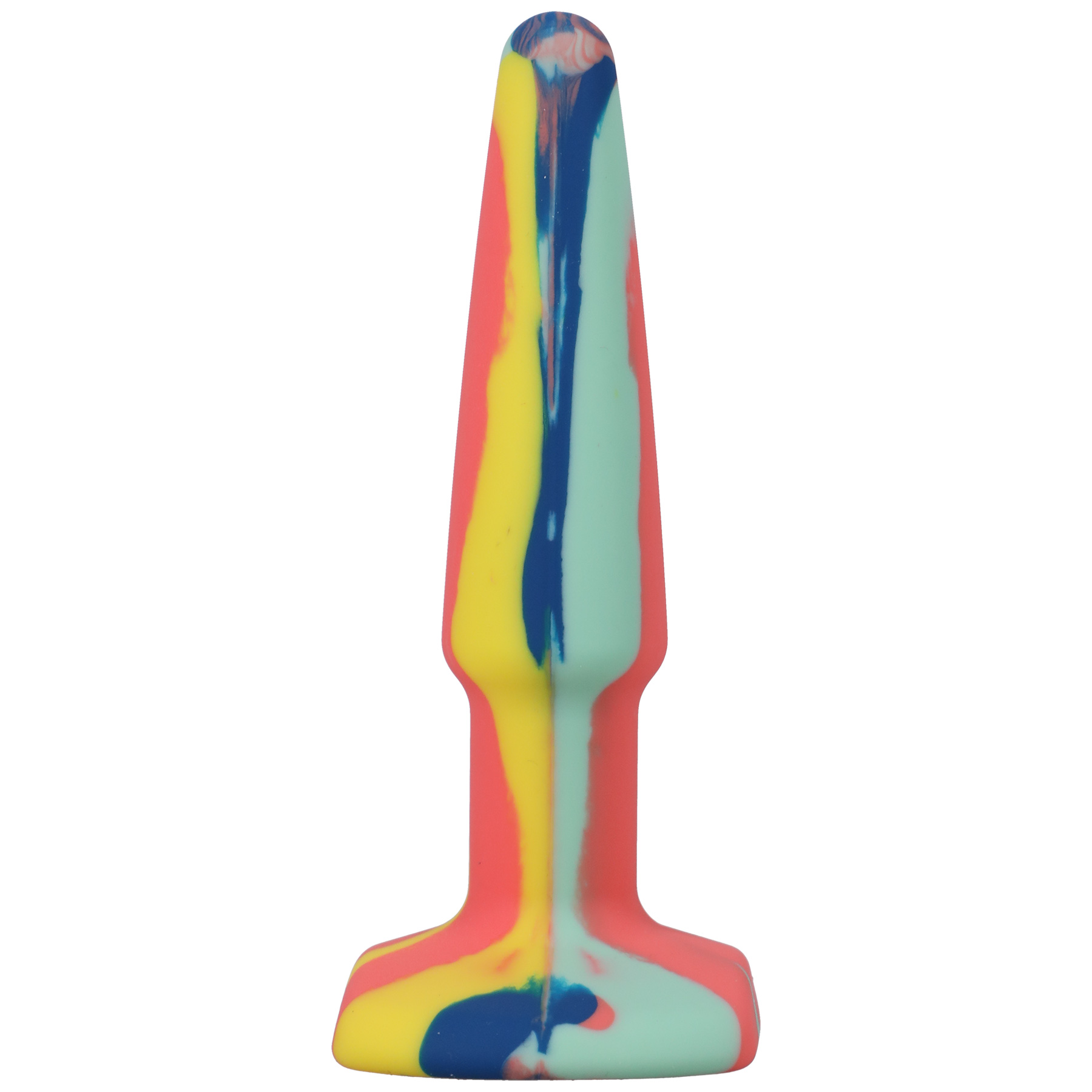 a play groovy silicone anal plug  inch sunrise 