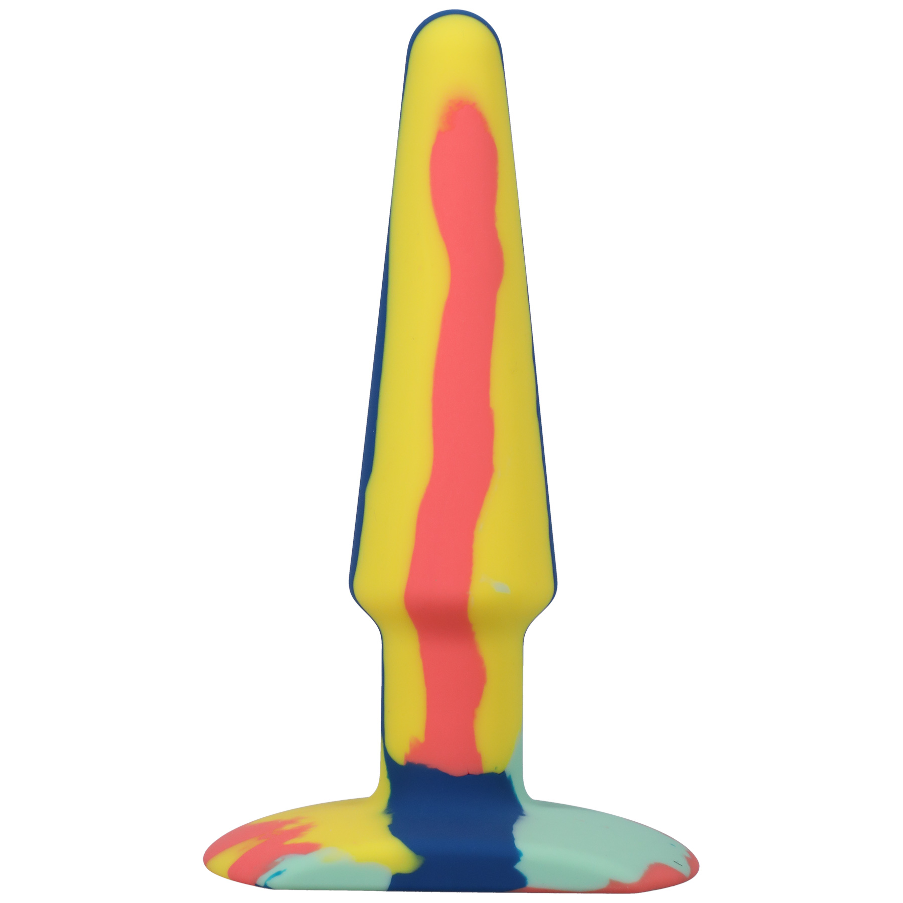 a play groovy silicone anal plug  inch sunrise 