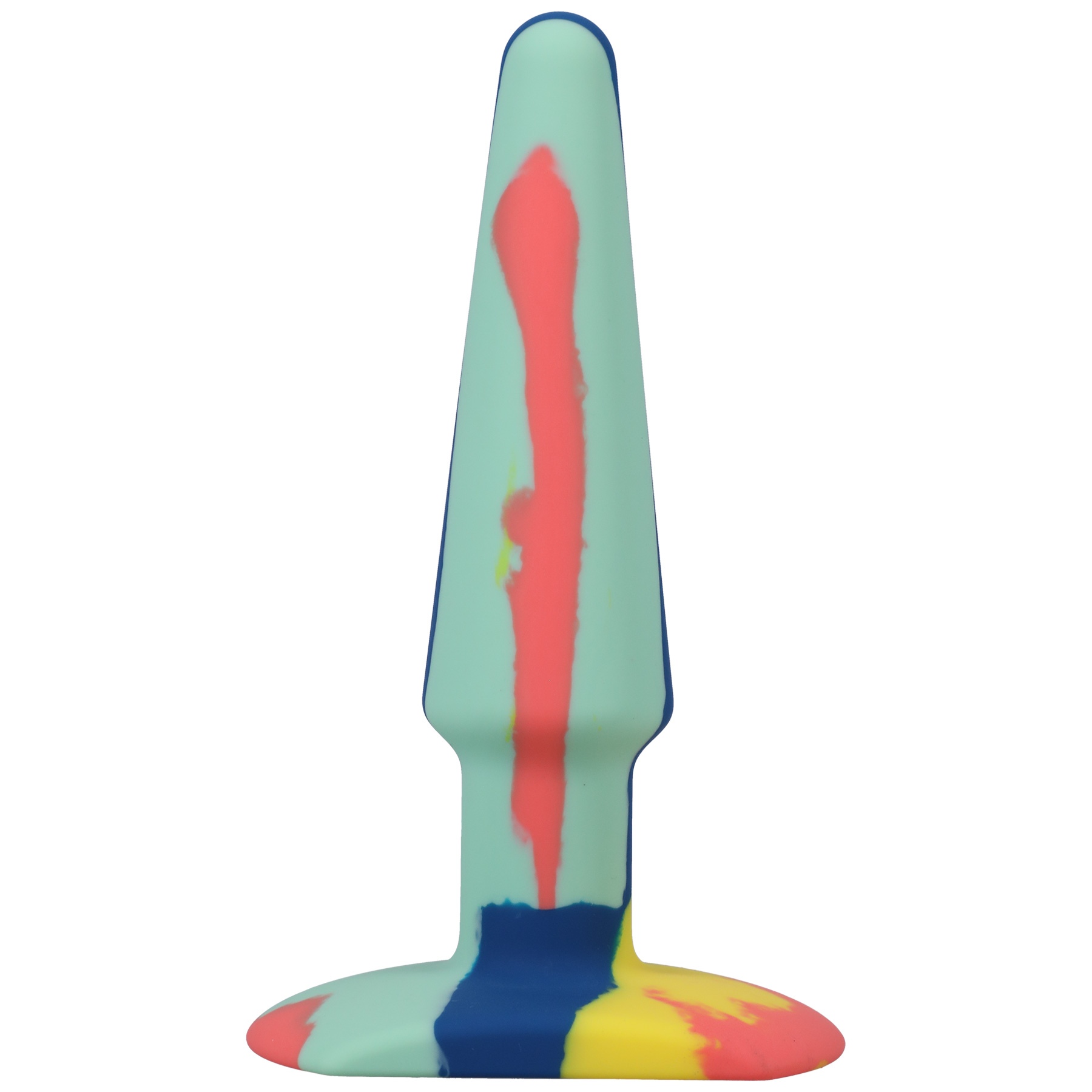 a play groovy silicone anal plug  inch sunrise 