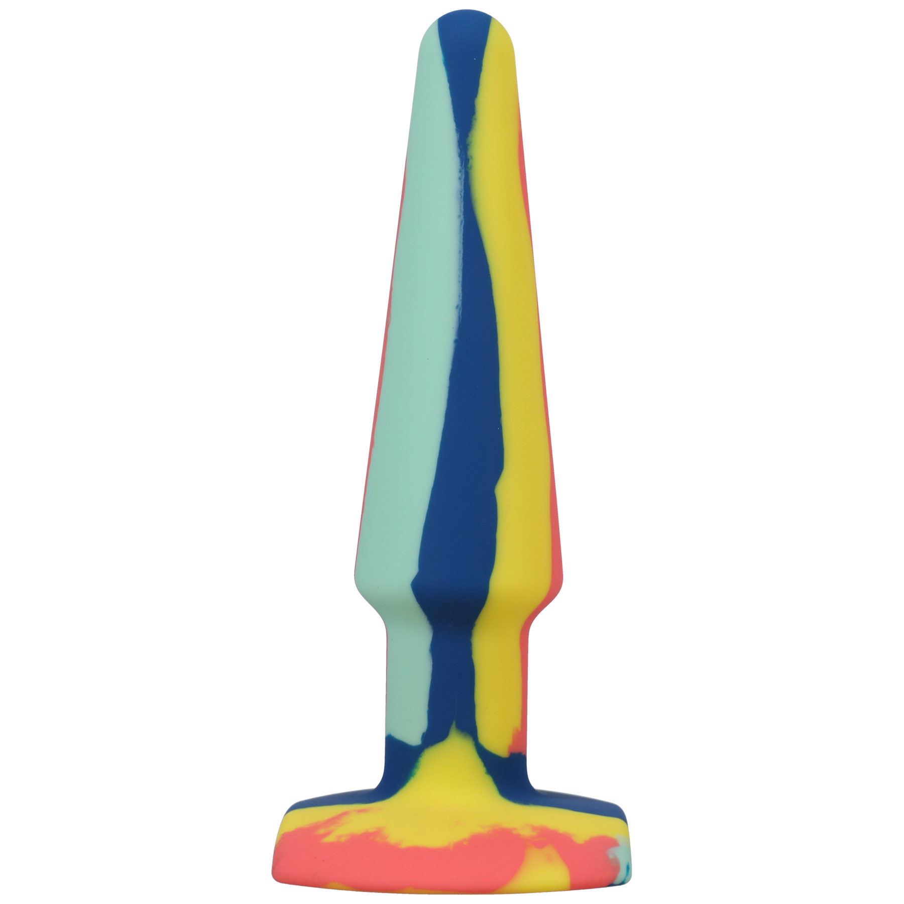 a play groovy silicone anal plug  inch sunrise 