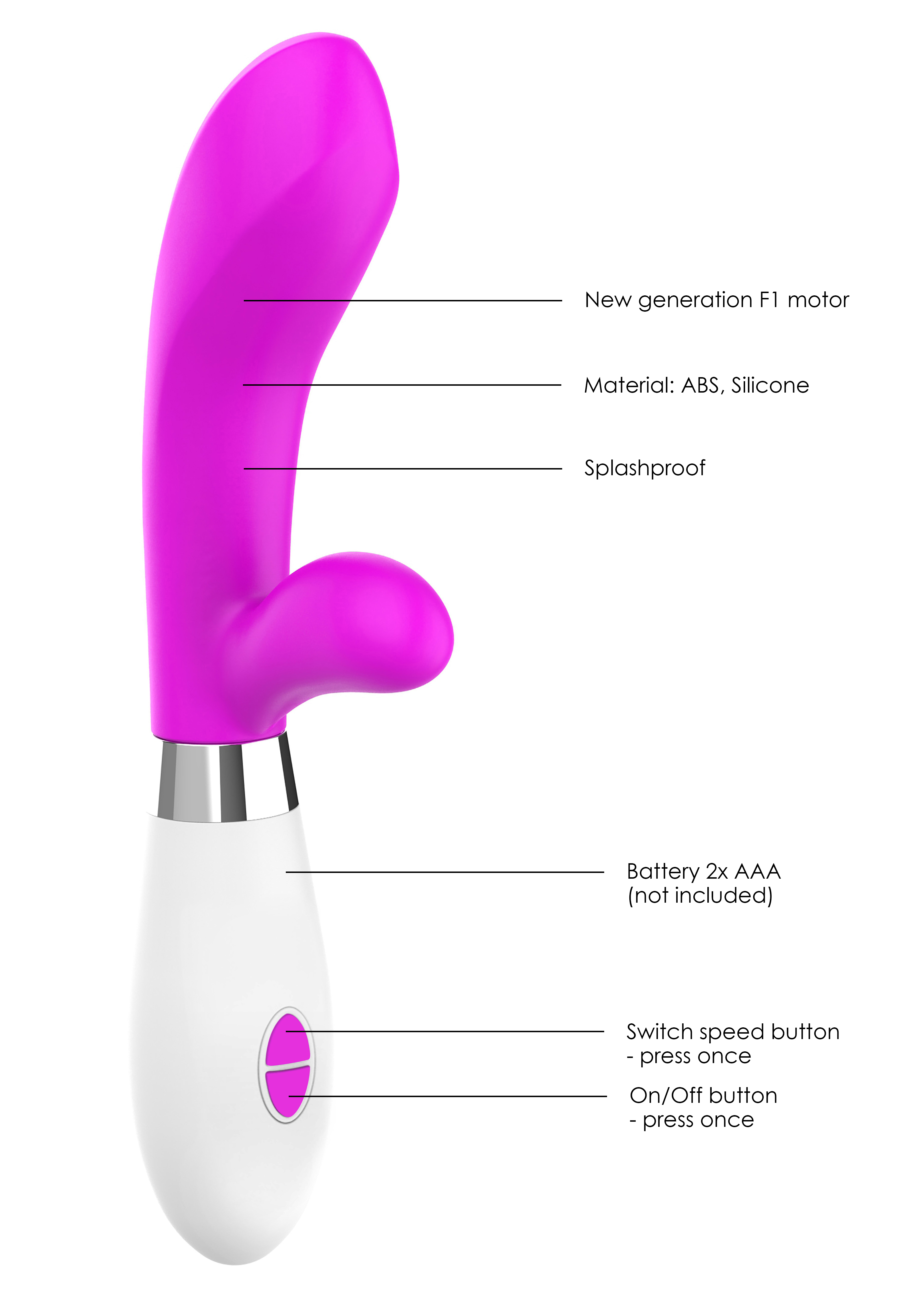 achilles ultra soft silicone  speeds fuchsia 