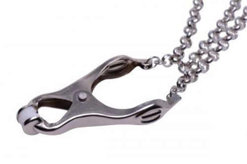 affix triple chain nipple clamps 