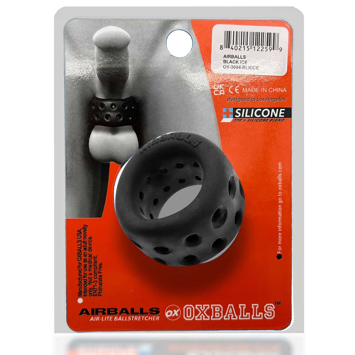 airballs air lite vented ball stretcher black ice 