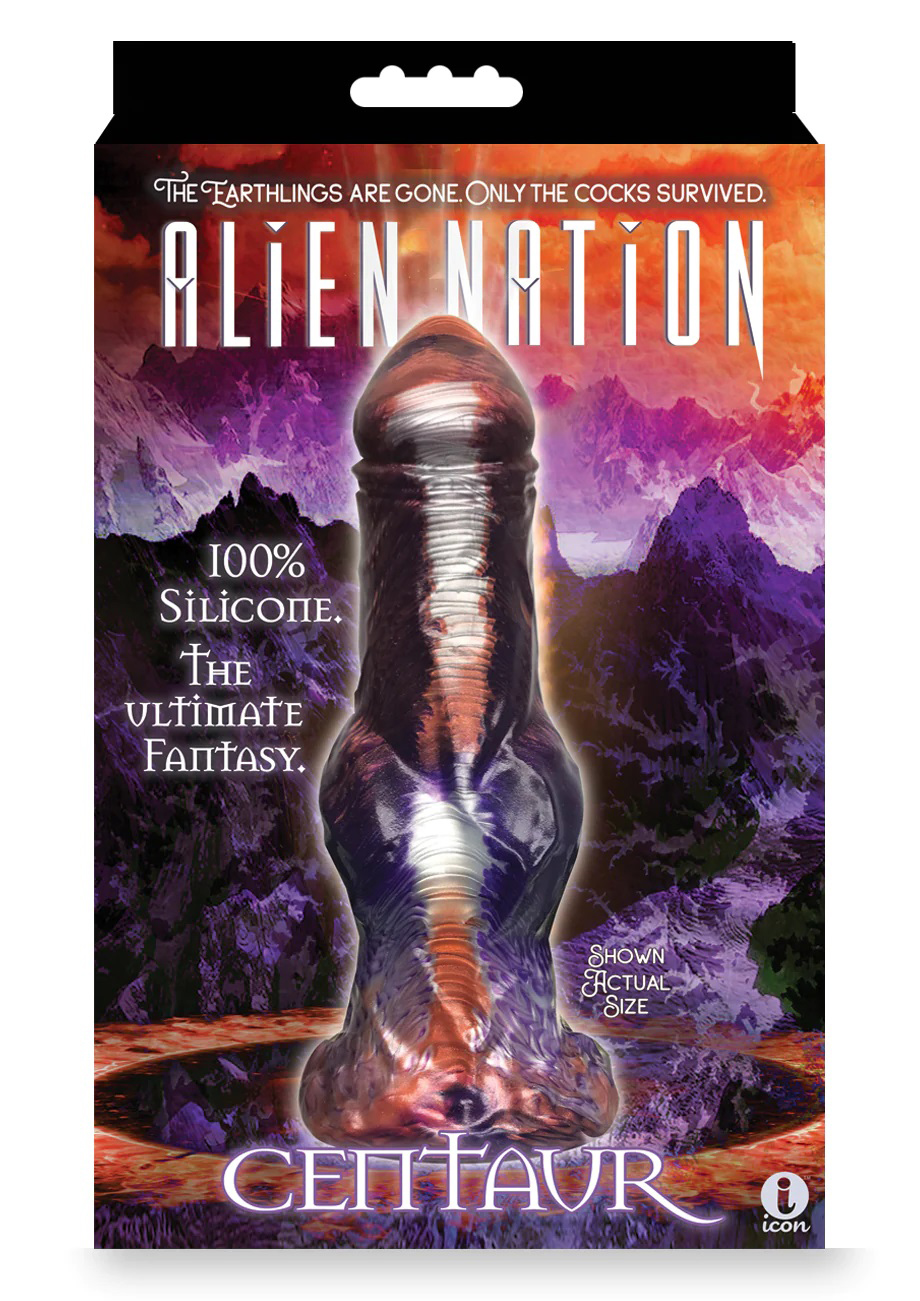 alien nation centaur silicone creature dildo  copper 