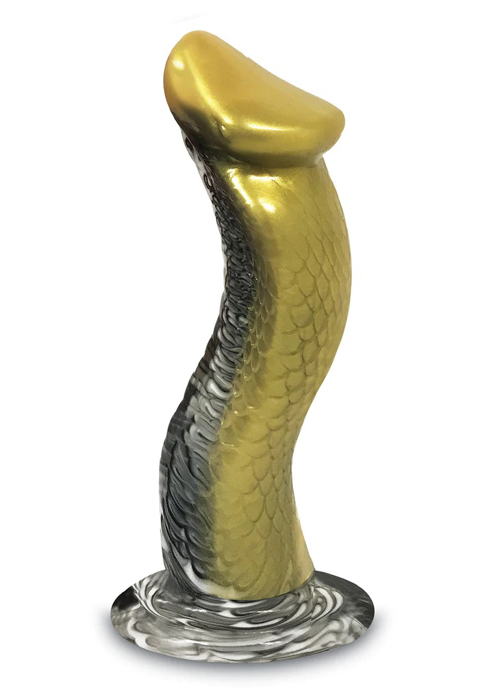 alien nation venomus silicone creature dildo  gold 